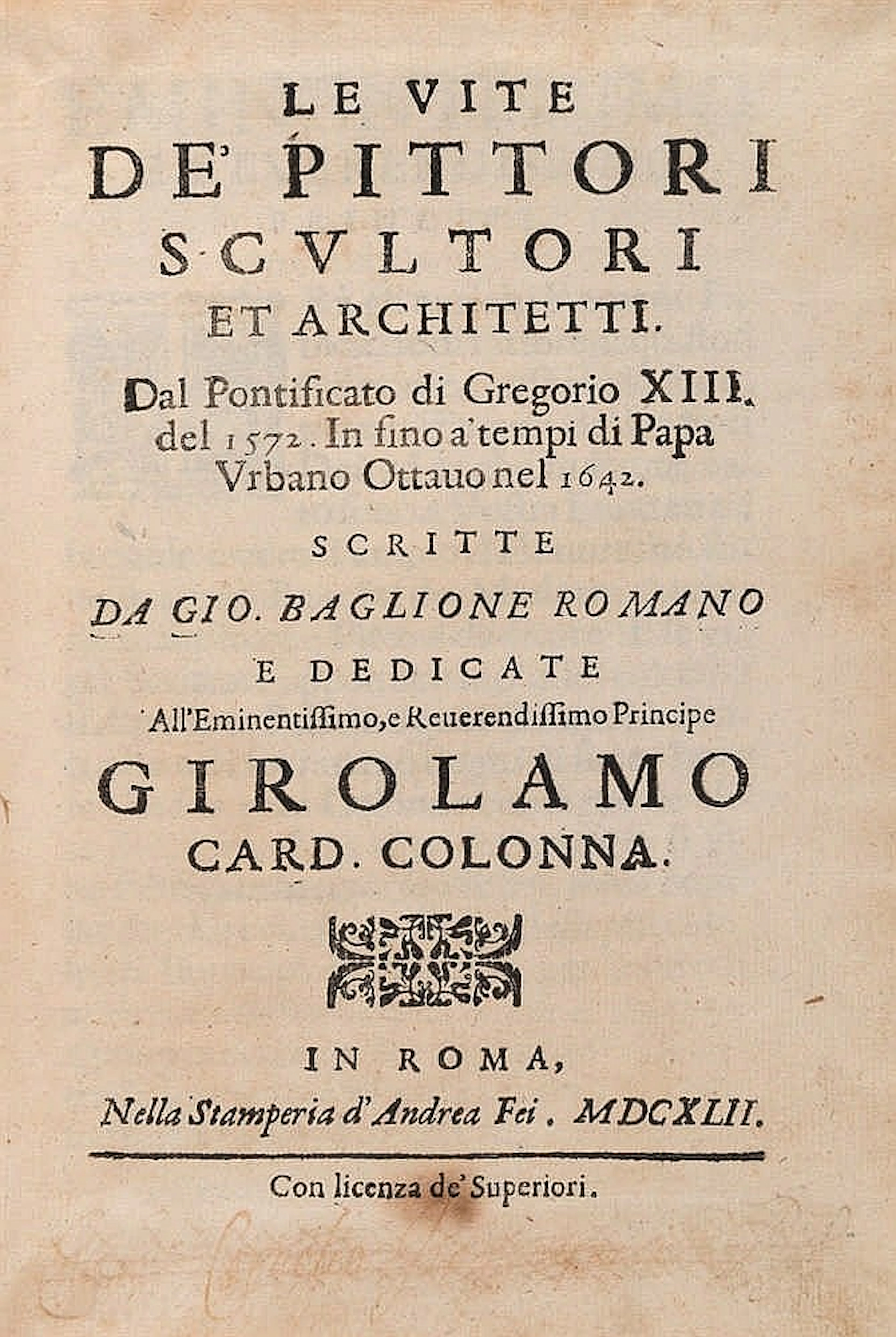 Baglione, Giovanni