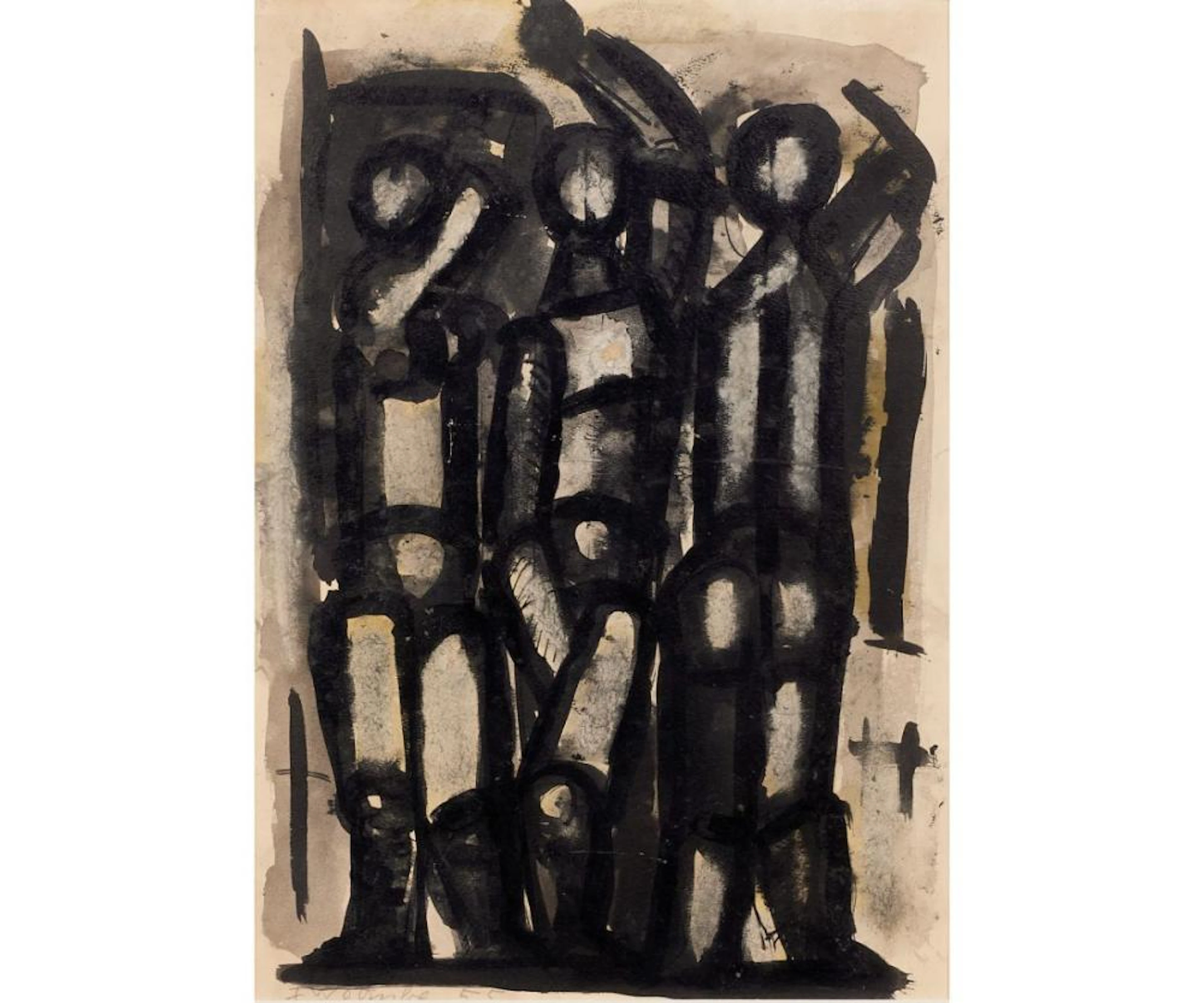 FRITZ WOTRUBA 1907-1975 Figures 1955