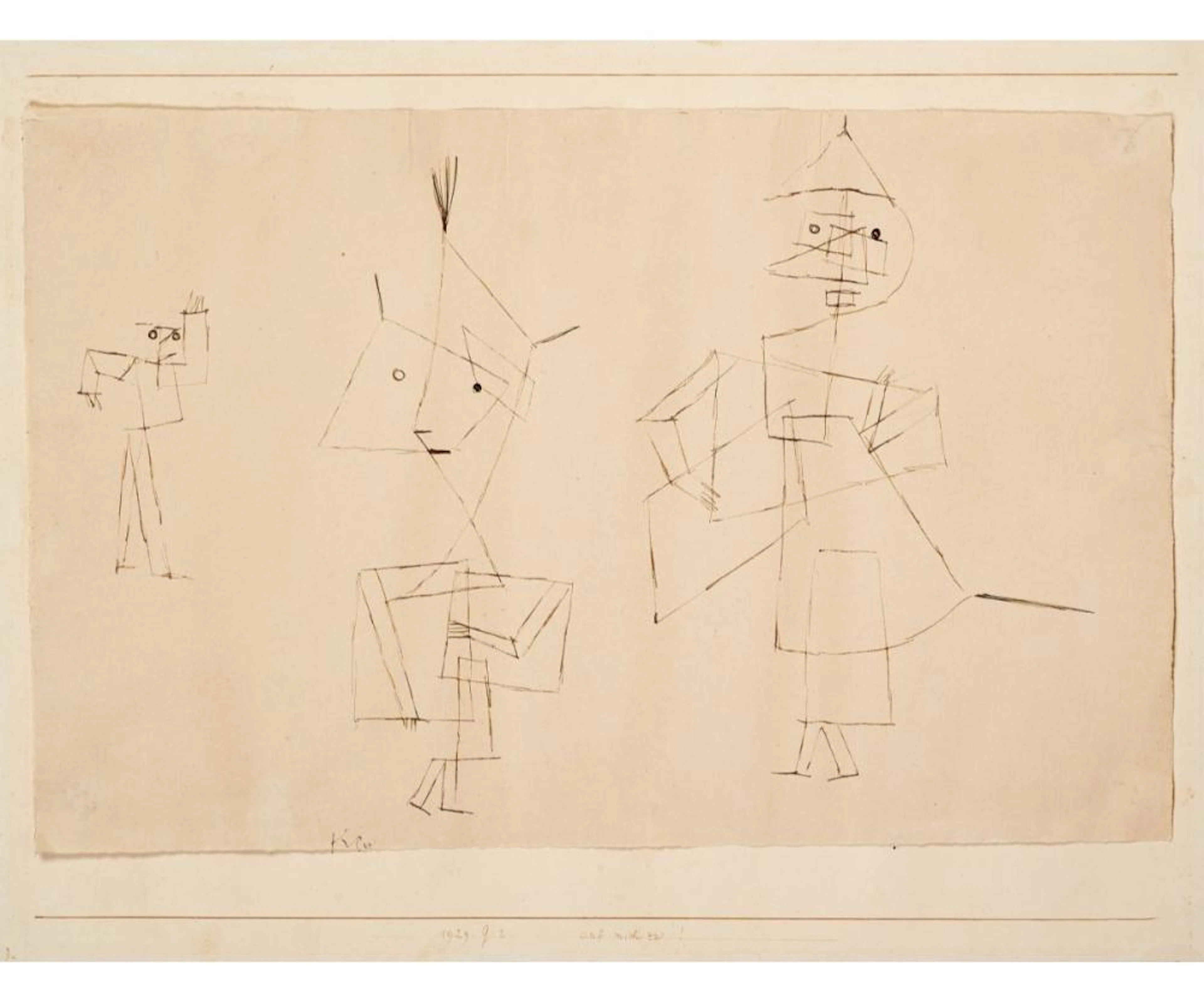 PAUL KLEE 1879-1940 Auf Mich Zu! 1919