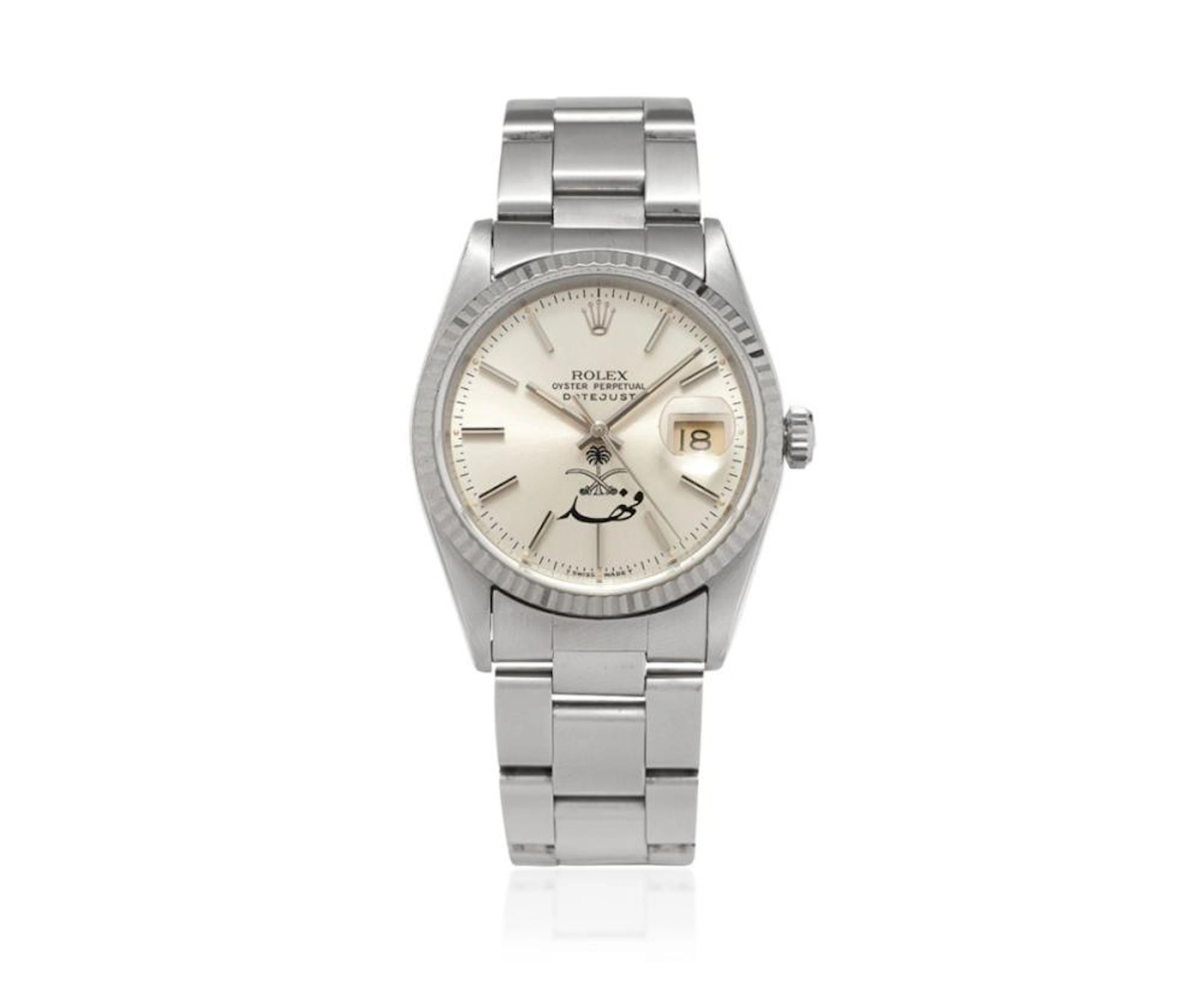 ROLEX DATEJUST REF. 16234 SAUDI EMBLEM KING FAHD, CIRCA 1992
