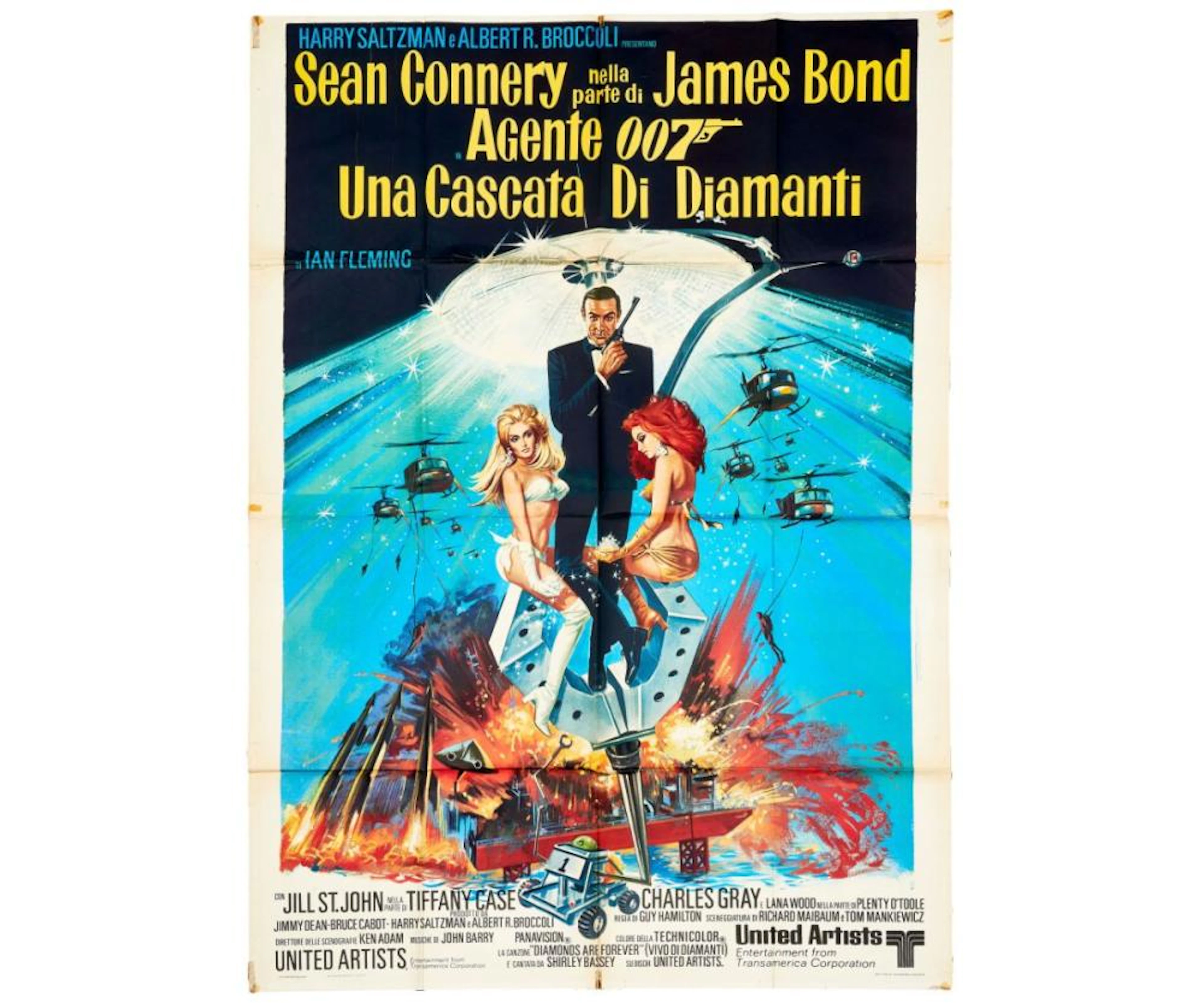 ?AGENTE 007 UNA CASCATA DI DIAMANTI? CON SEAN CONNERY...