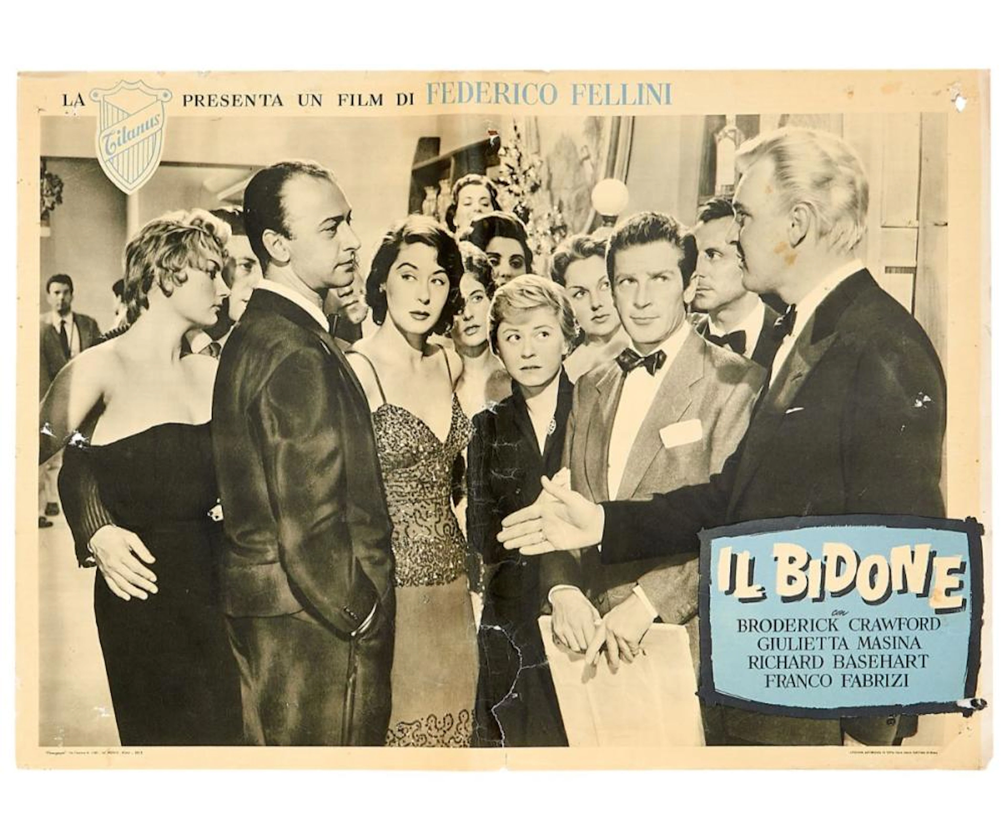 FOTOBUSTE PER 'IL BIDONE' REGIA DI FEDERICO FELLINI