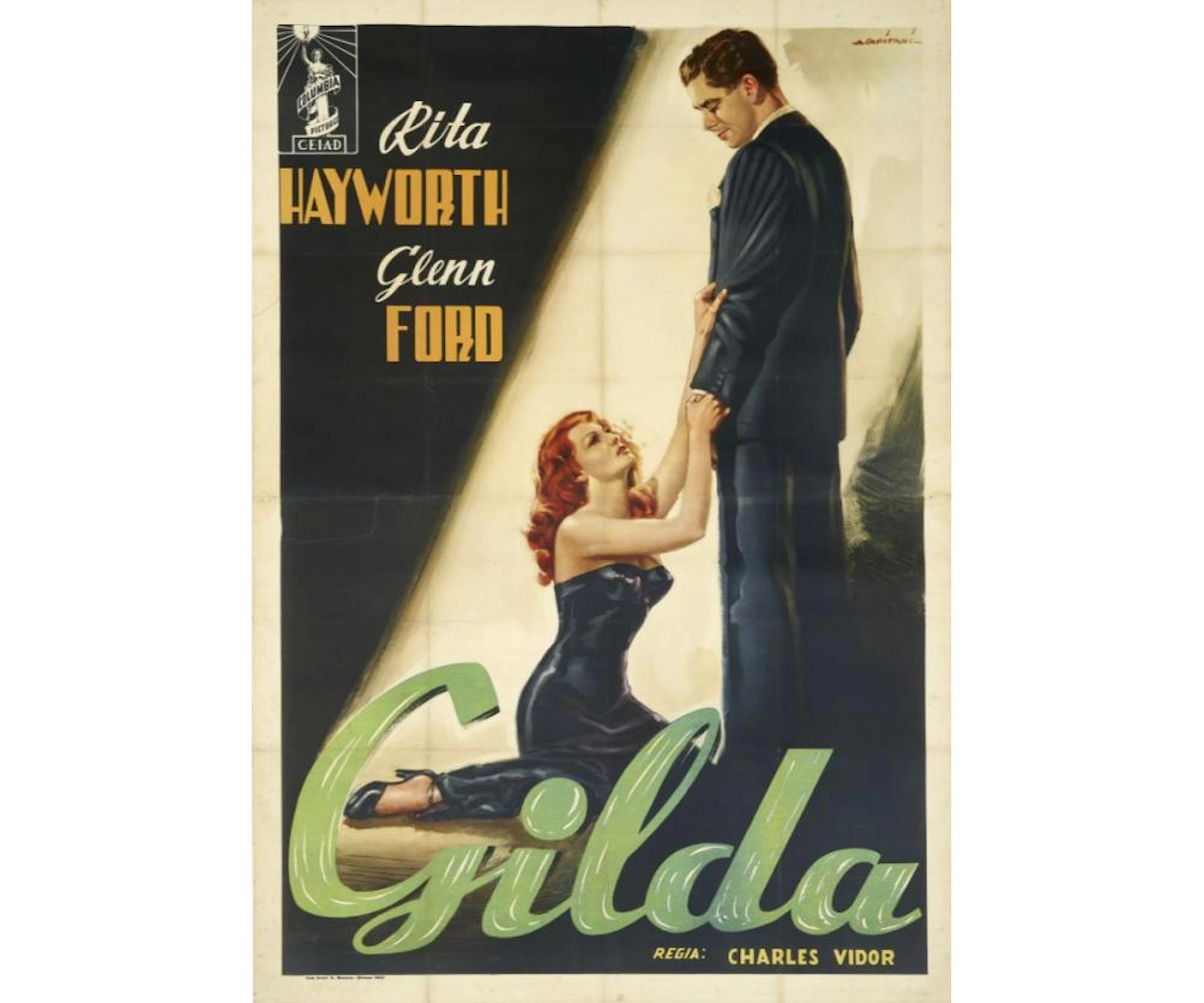 ALFREDO CAPITANI 1895-1985 'Gilda' con Rita Hayworth e Glenn Ford