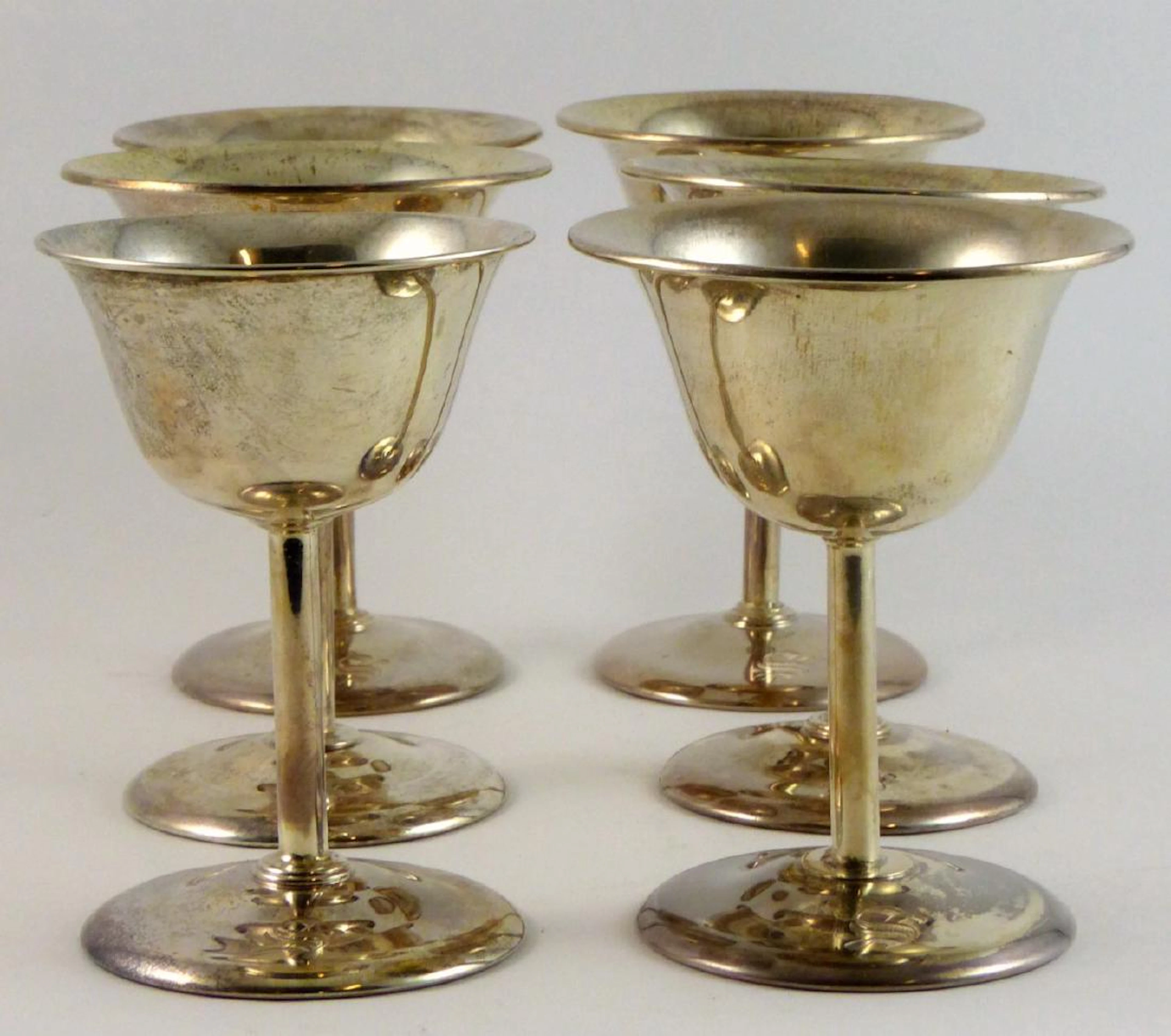 6pc WEBSTER STERLING SILVER GOBLETS