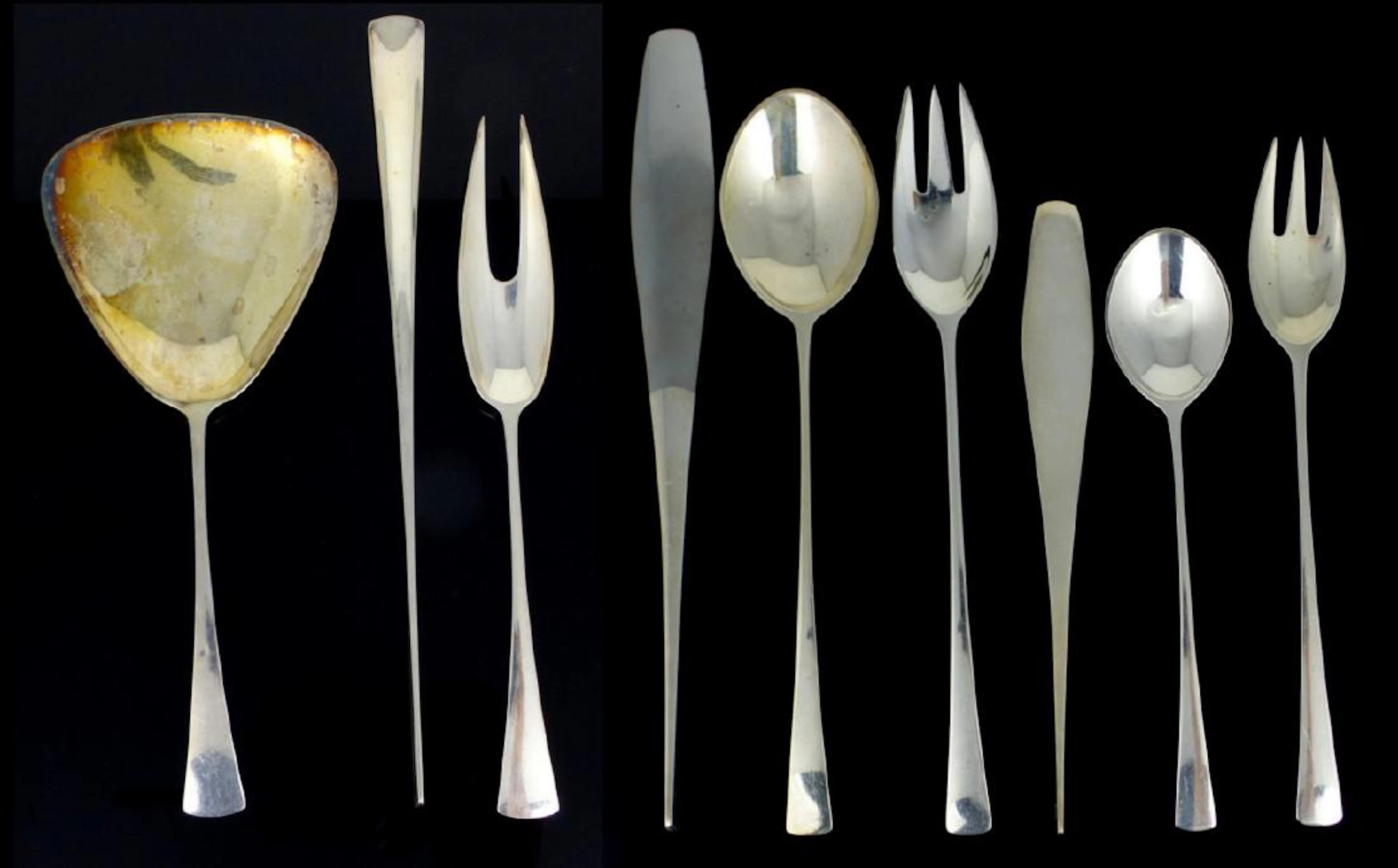 151pc DANSK 'TJORN' STERLING SILVER FLATWARE