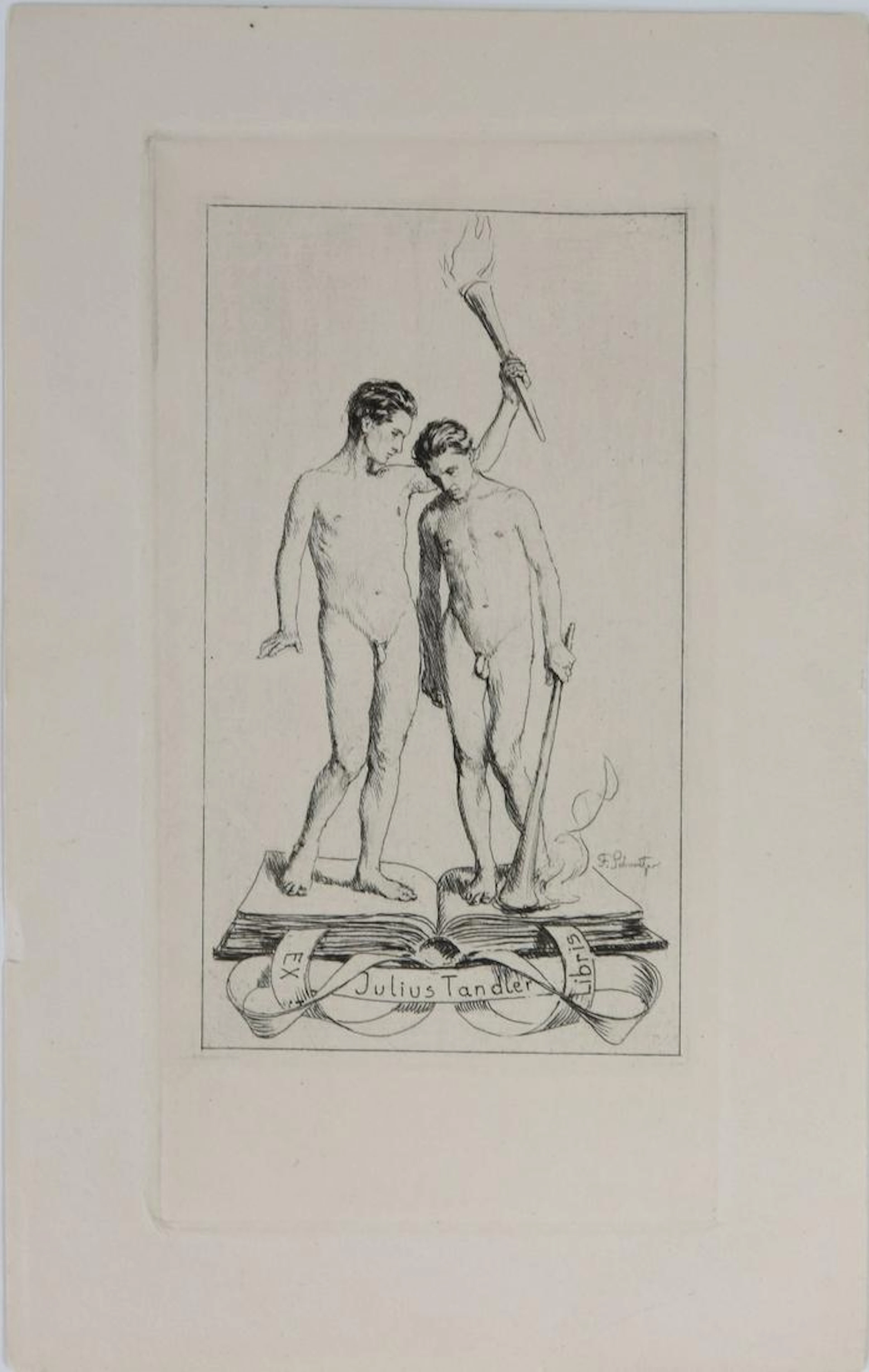 FERDINAND SCHMUTZER 'EX LIBRIS JULIUS TANDLER'