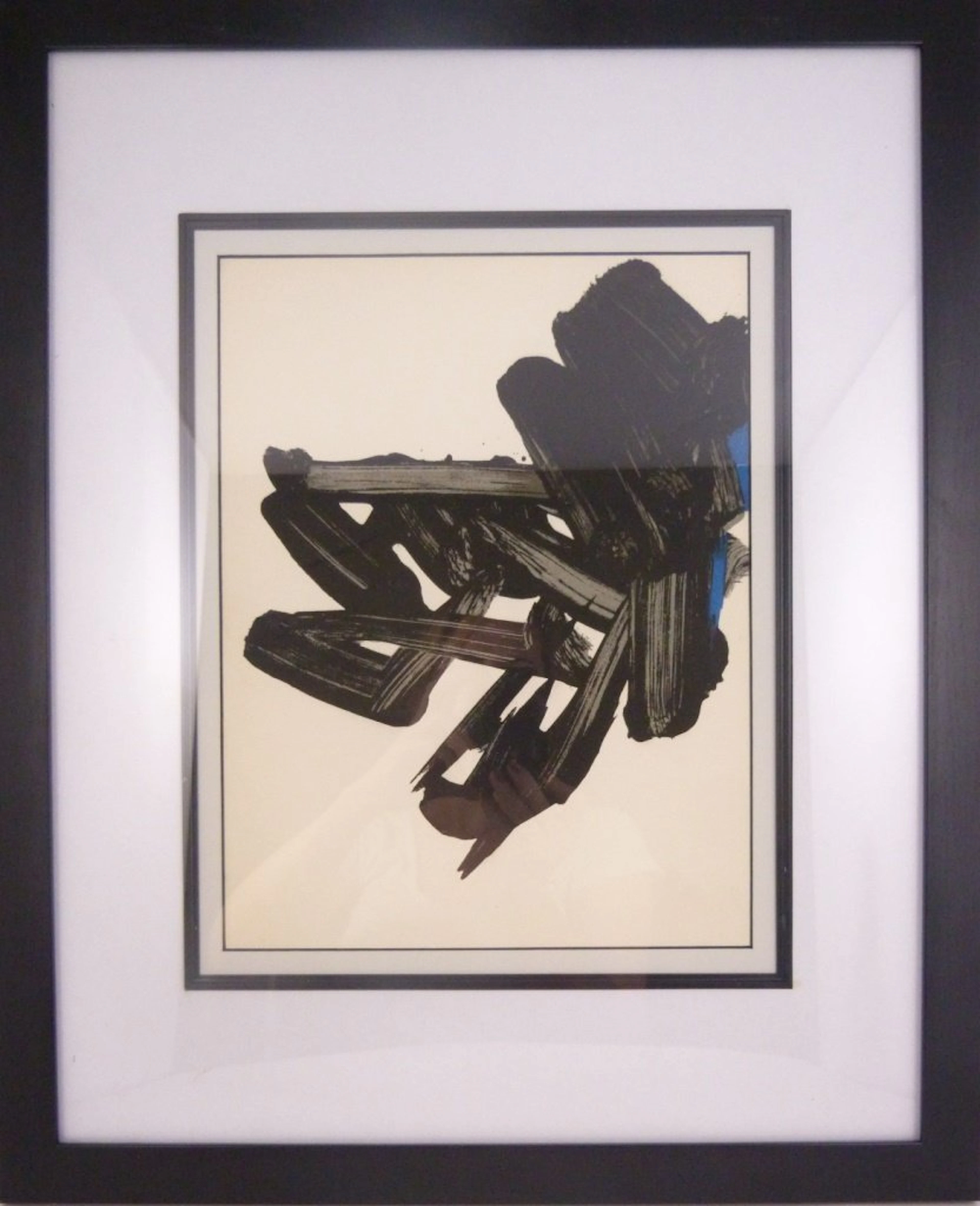 Pierre soulages lithograph