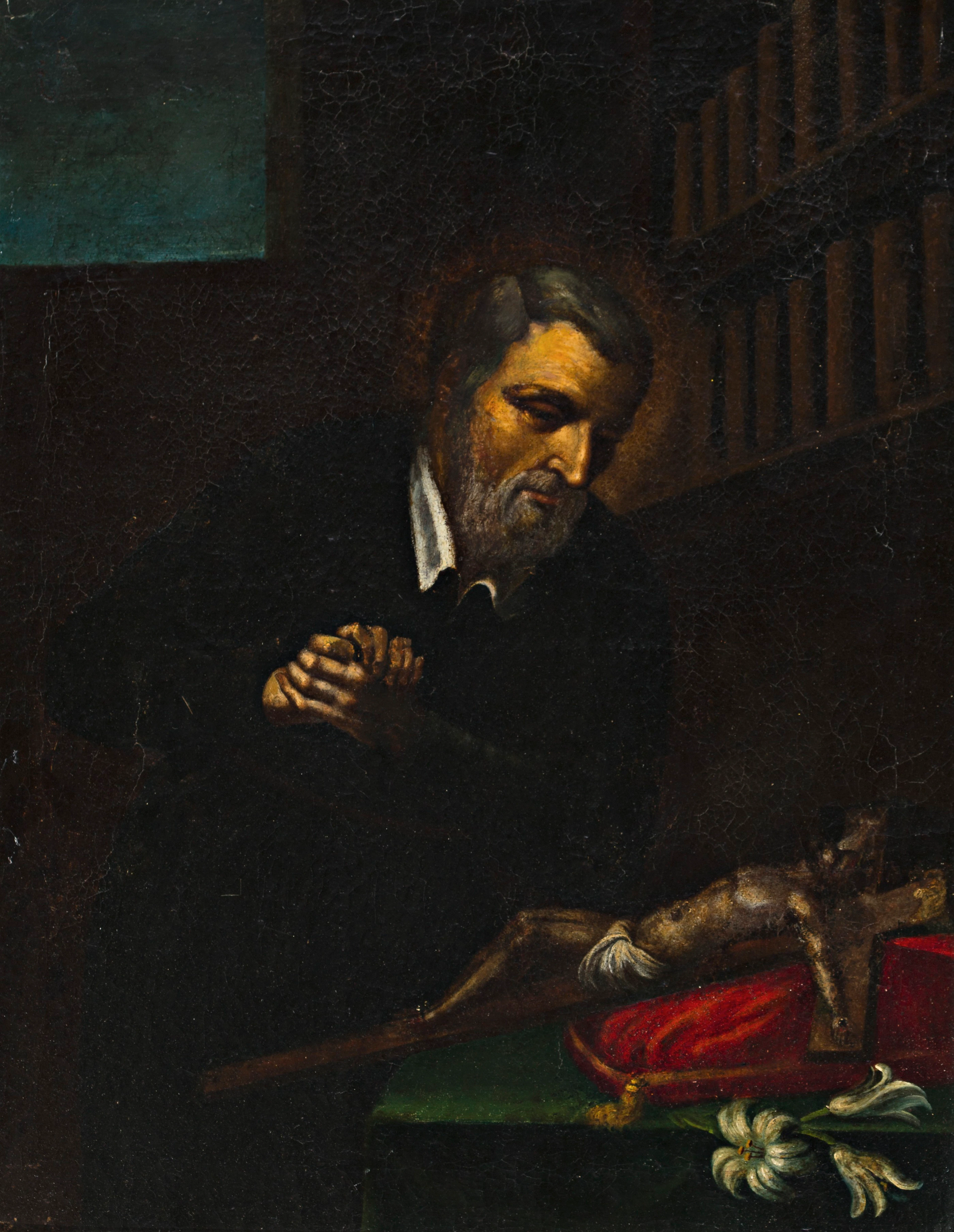 Attributed to Benito Espinós Valencia 1748 - 1818 Saint Philip Neri