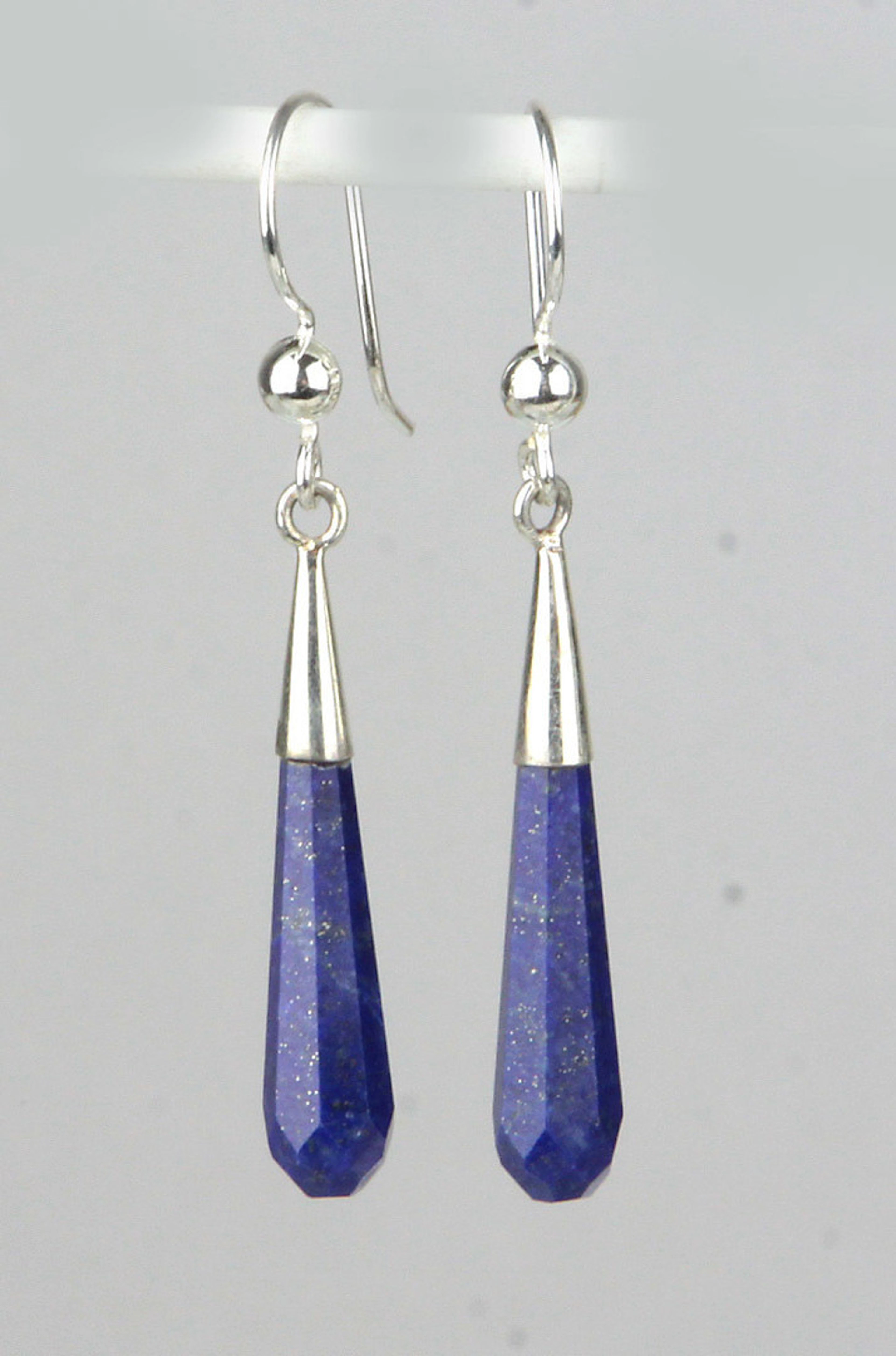 LAPISLAZULI OHRRINGE 925 SILBER.