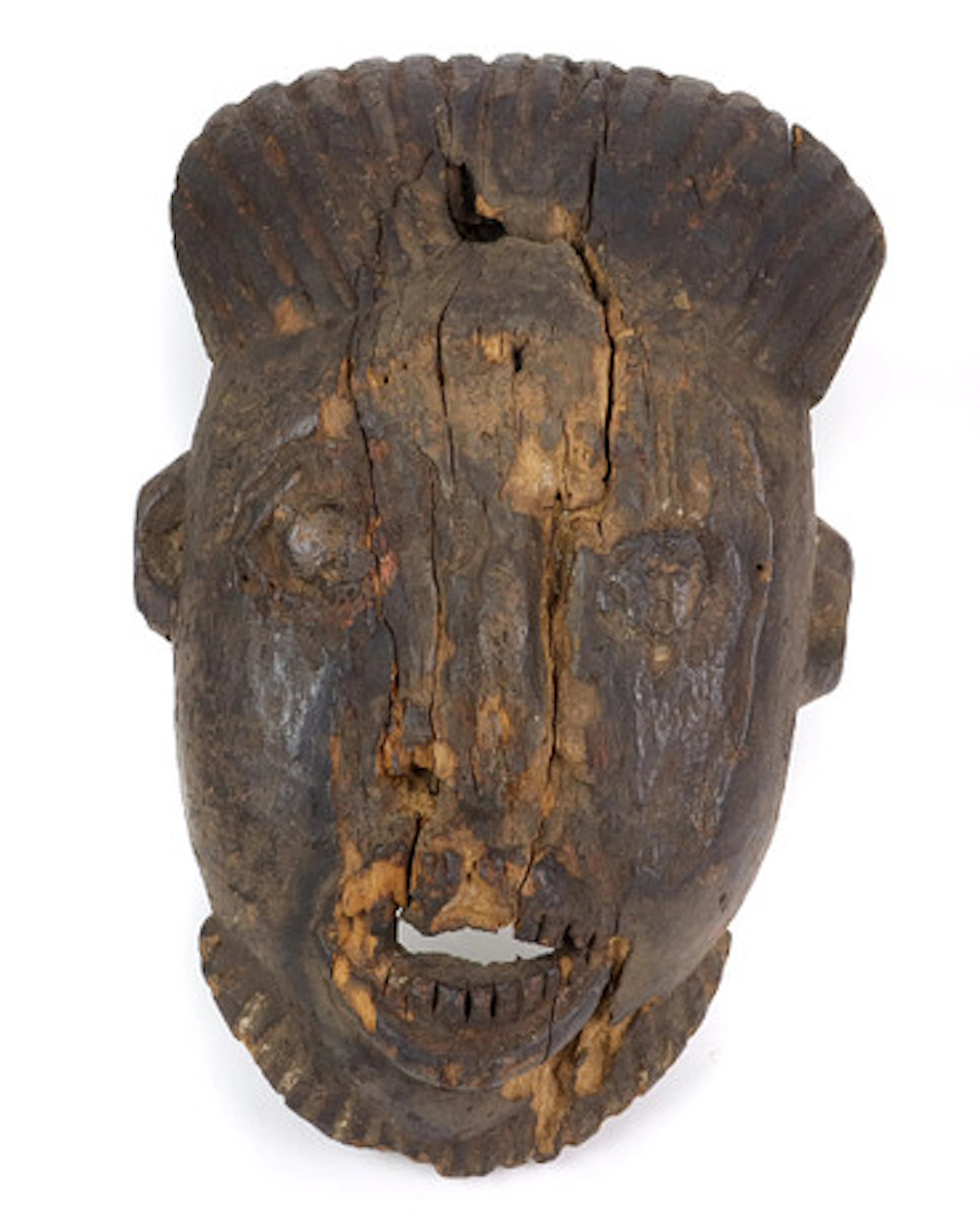 Antik snidad mask.