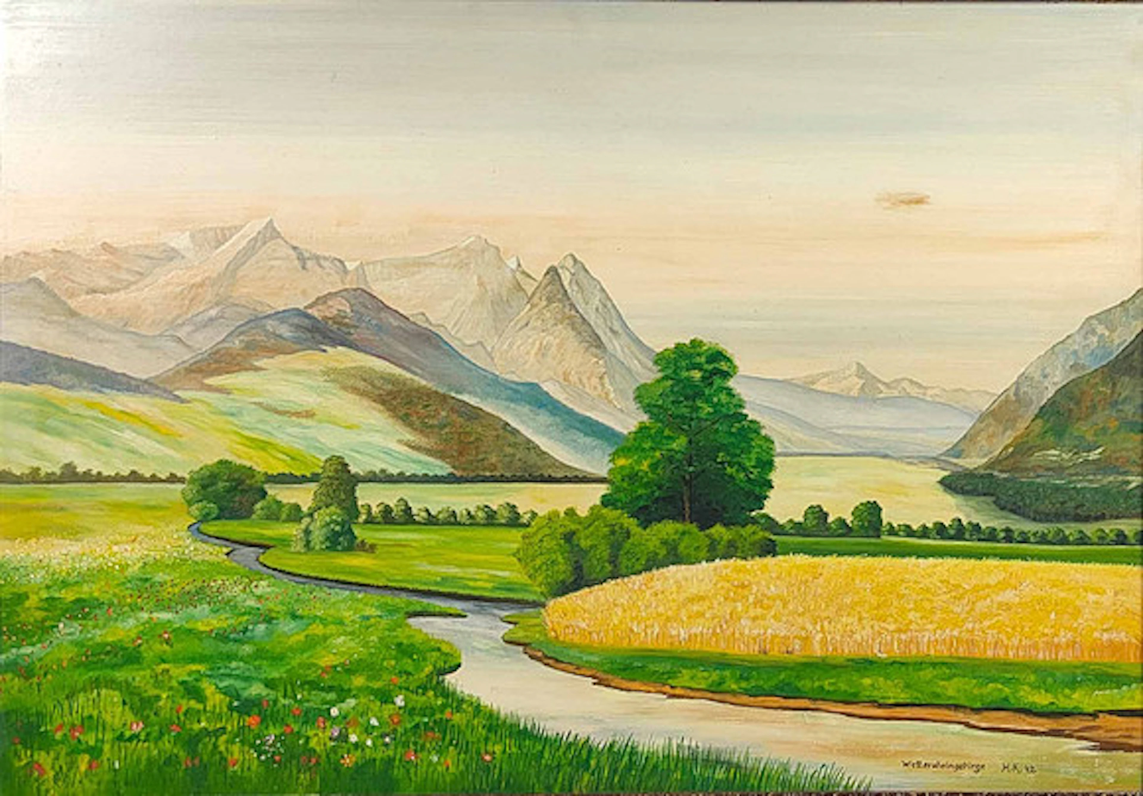 WETTERSTEINBERGEN, monogram 1942.