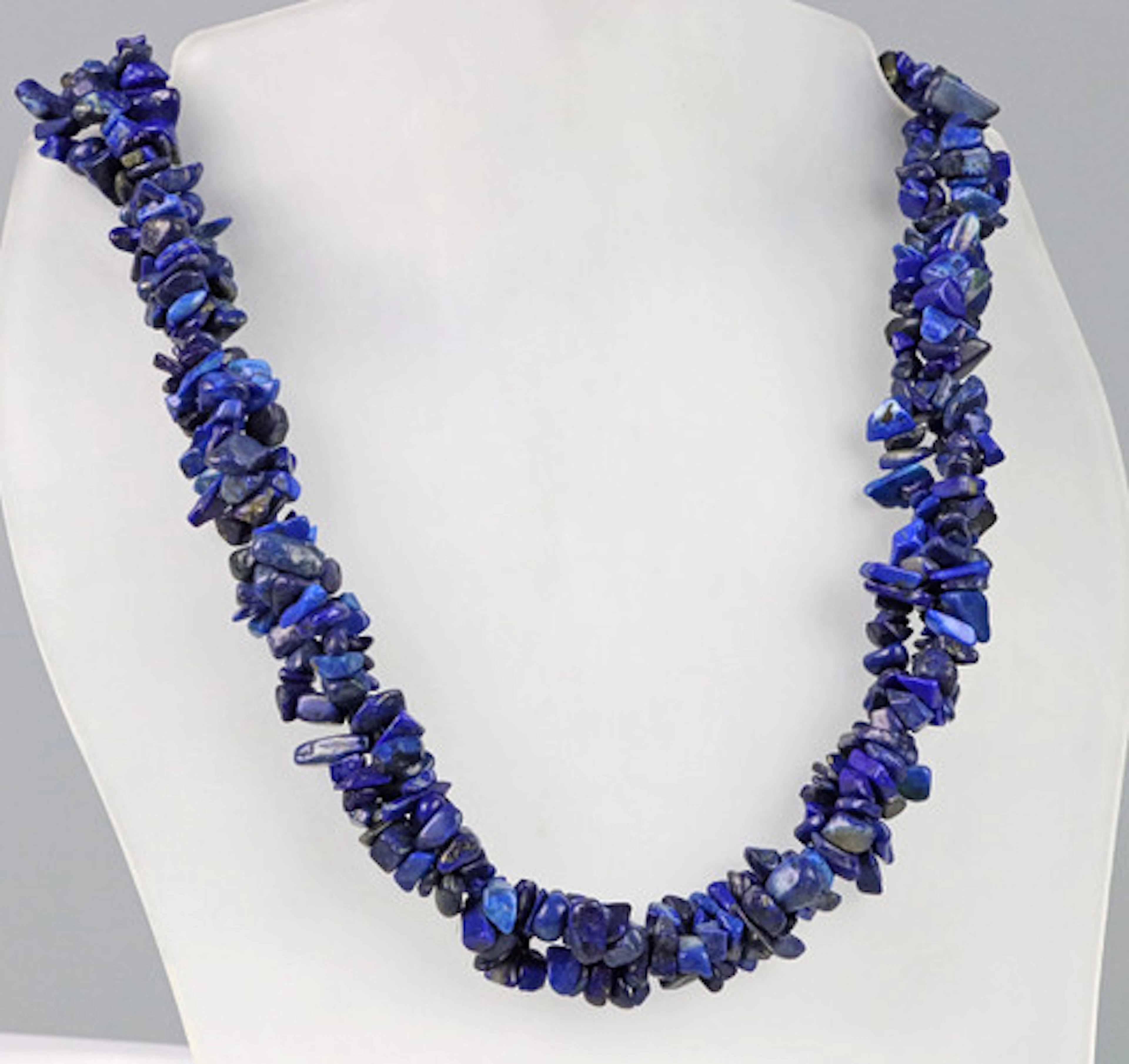 LAPIS LAZULI - HALSBAND, 925 silver.