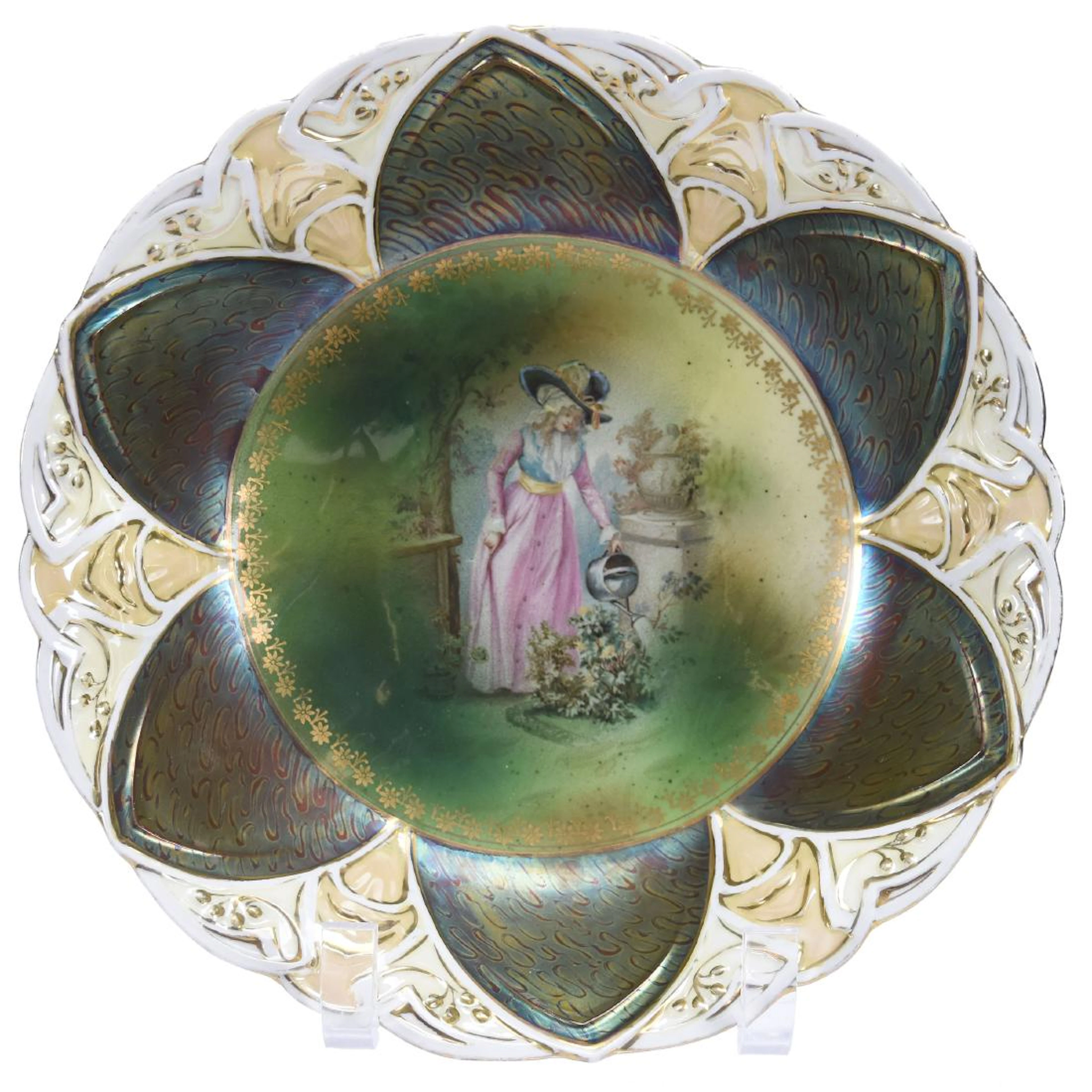 Bowl, Unmarked R.S. Prussia 10"