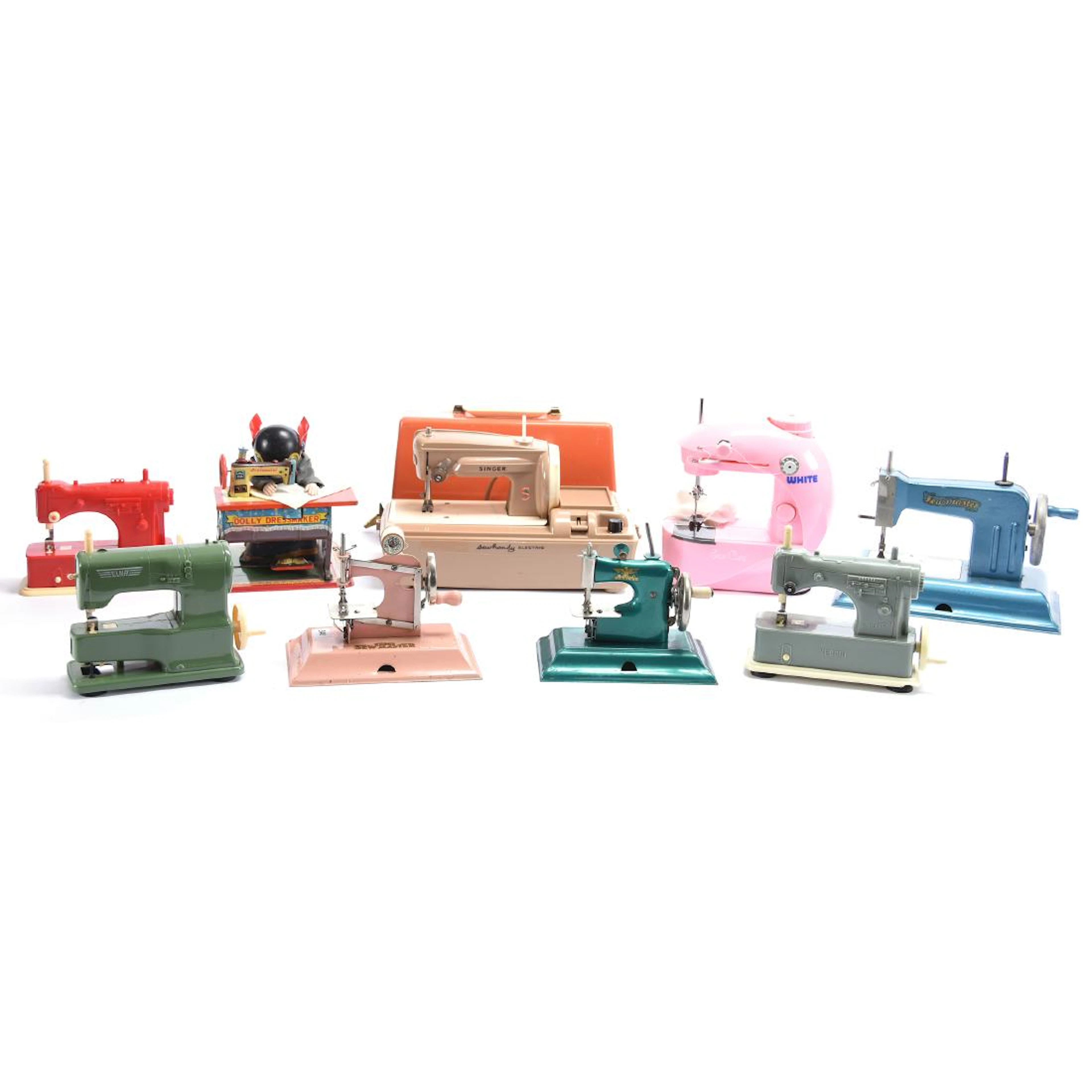 (8) Child's Toy Sewing Machines