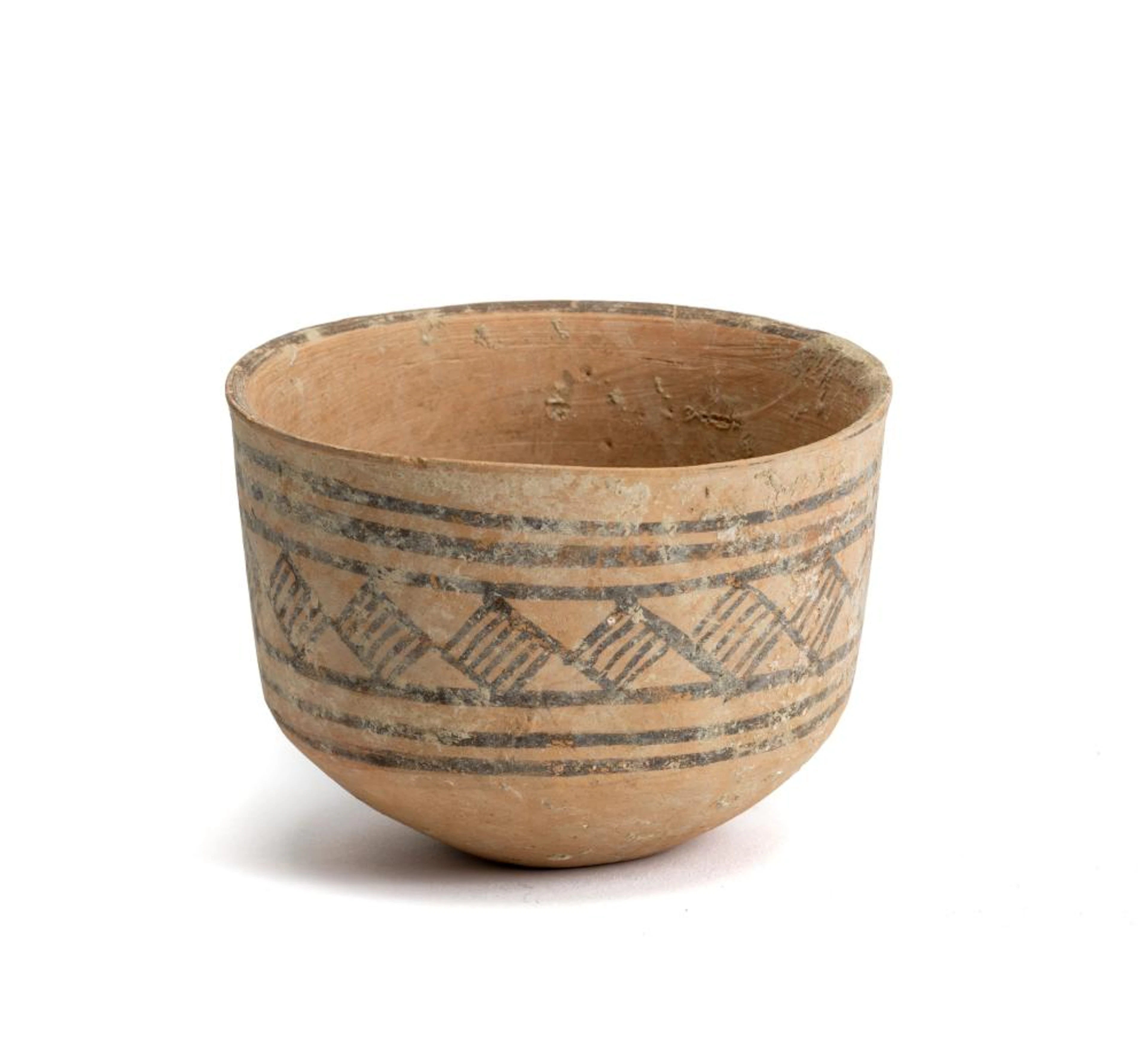 A HARAPPAN PAINTED TERRACOTTA BOWL, LOWER INDUS REGION, PAKISTAN, CIRCA 2500