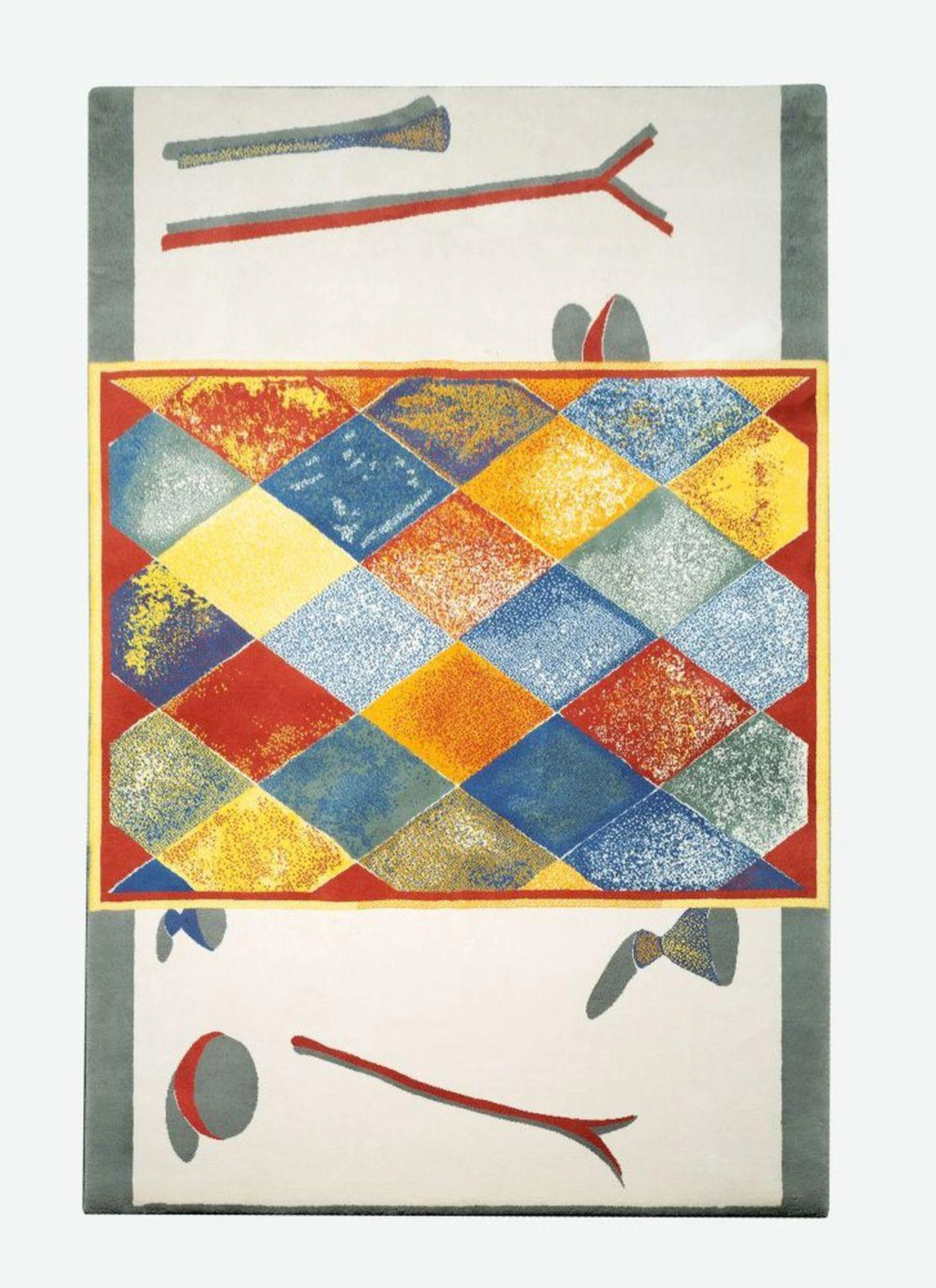 Mimmo Paladino (Paduli 1948). A "Tapetto" Carpet.