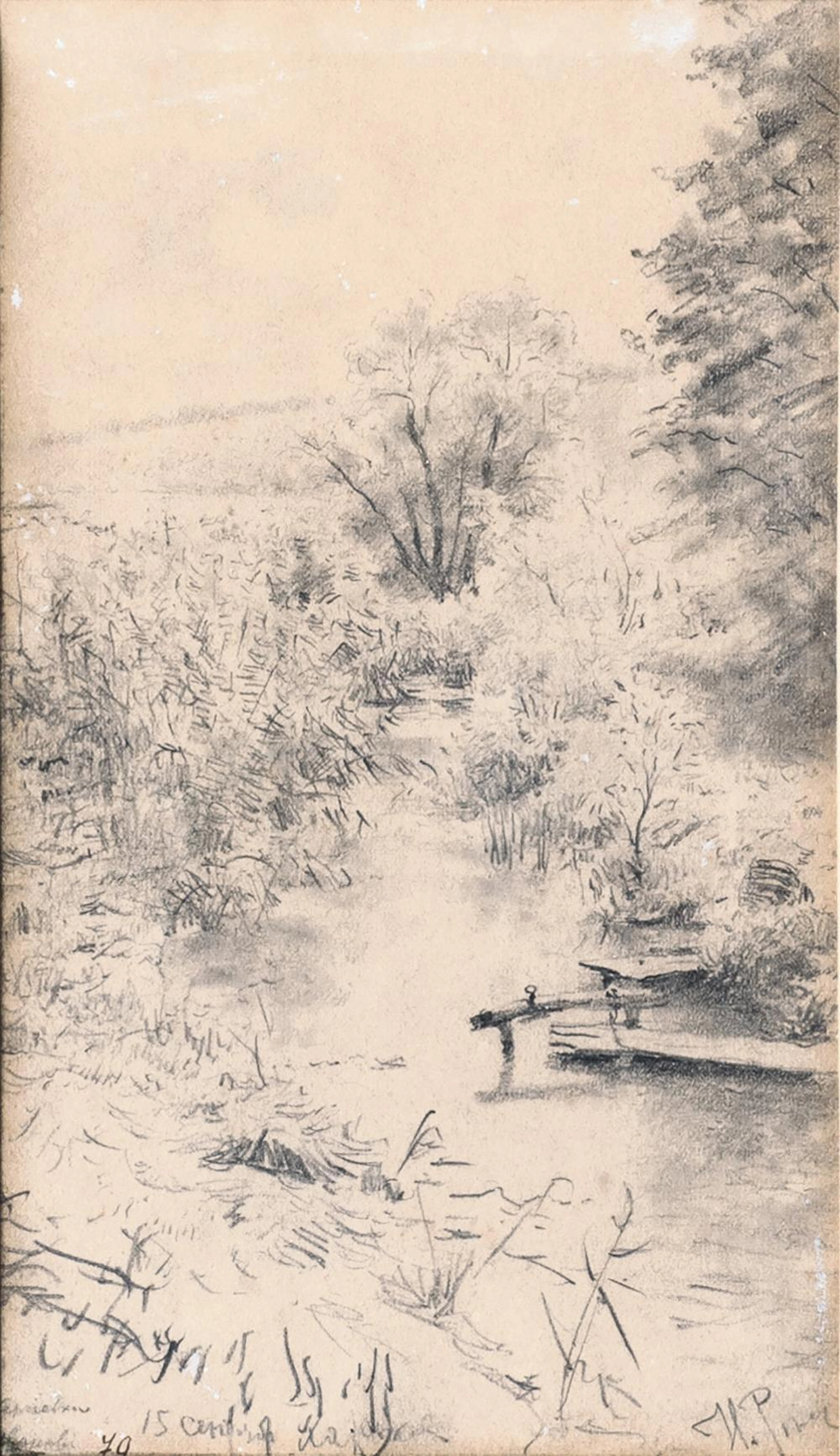 Ilja Jefimowitsch Repin (Tschugujew 1844 - Kuokkala/Repino 1930). By the Creek.
