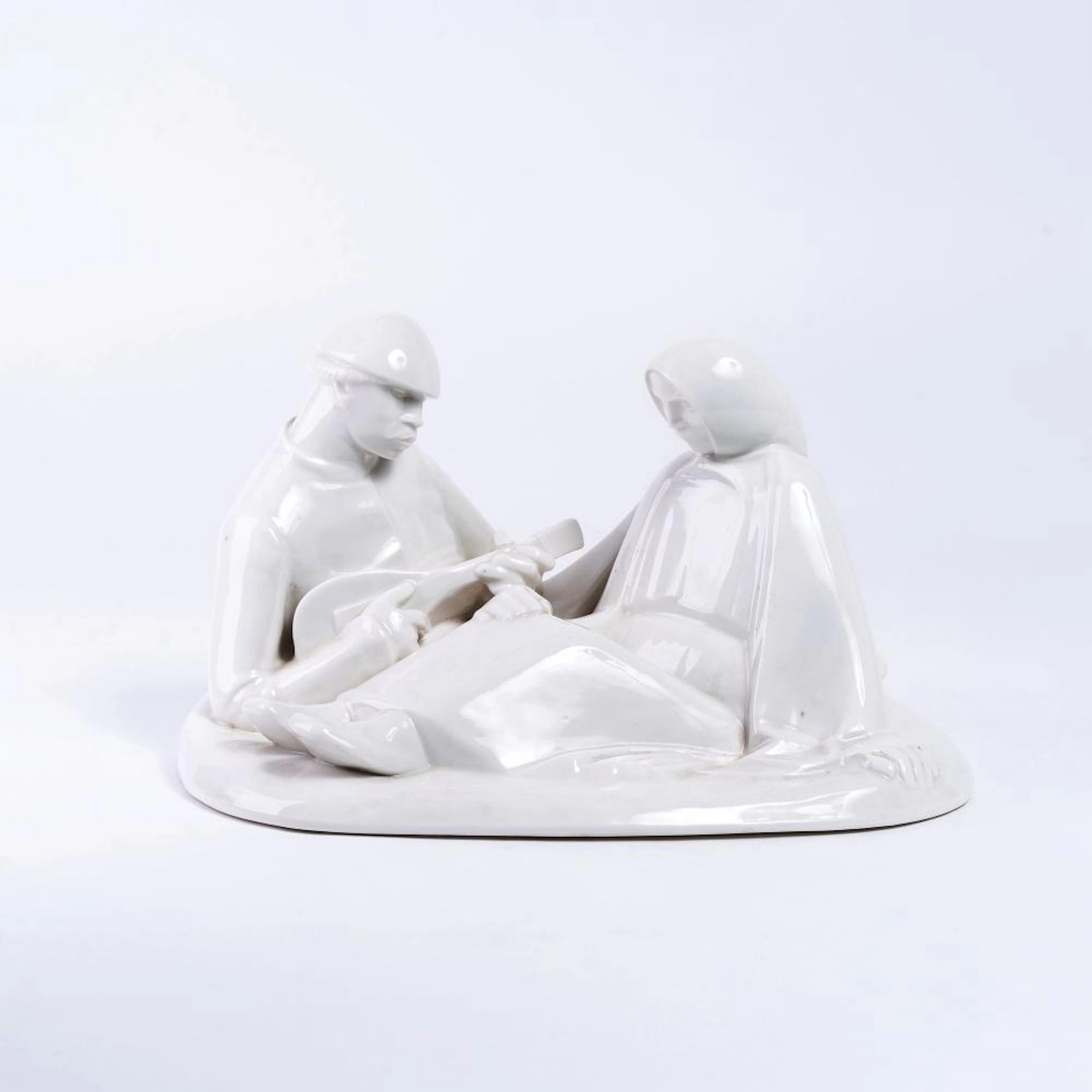 Ernst Barlach (Wedel/Holst. 1870 - Rostock 1938). Russian Lovers.