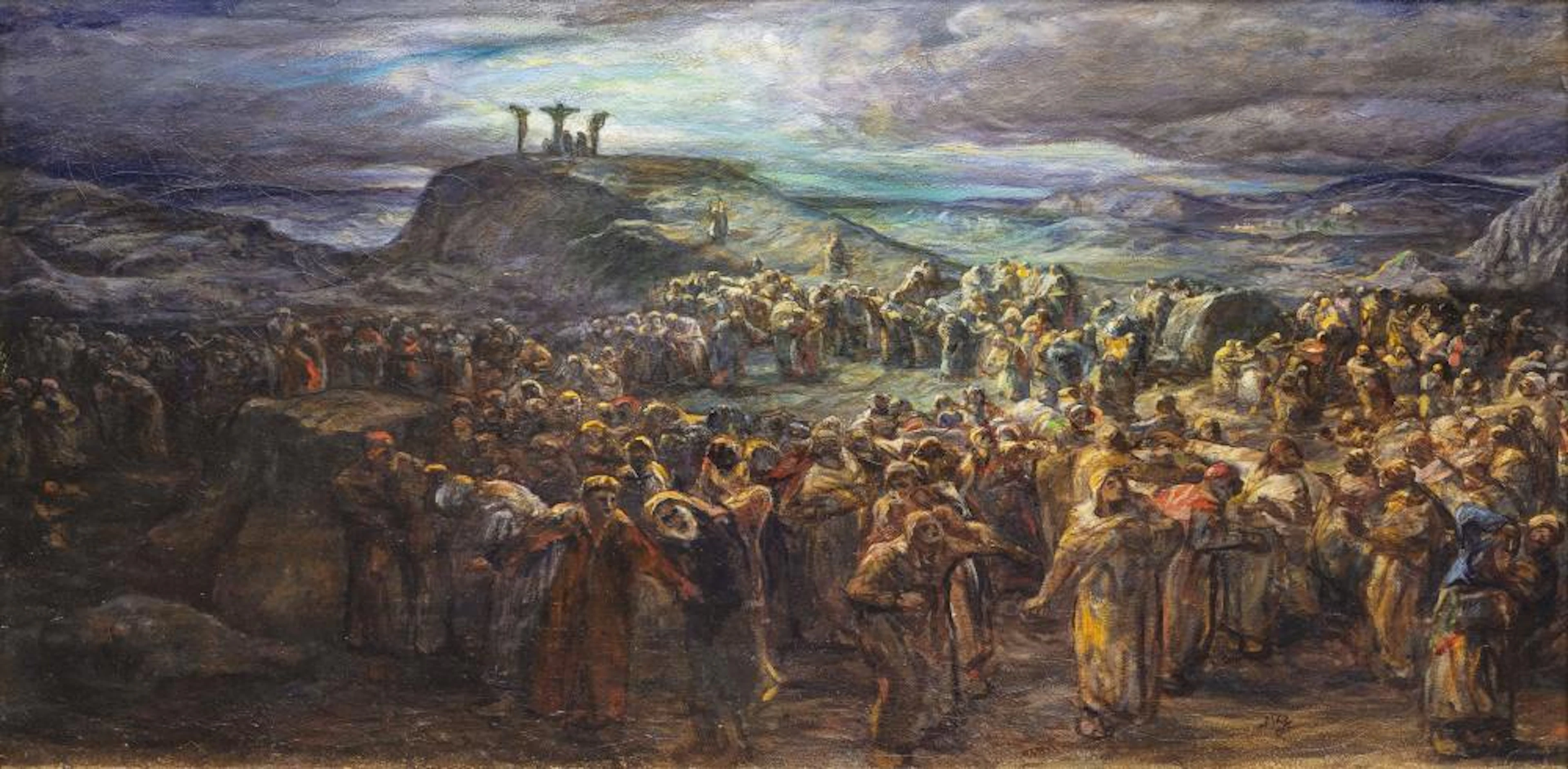 ikolaus Gysis (Sklavohory 1842 - München 1901). Golgota.