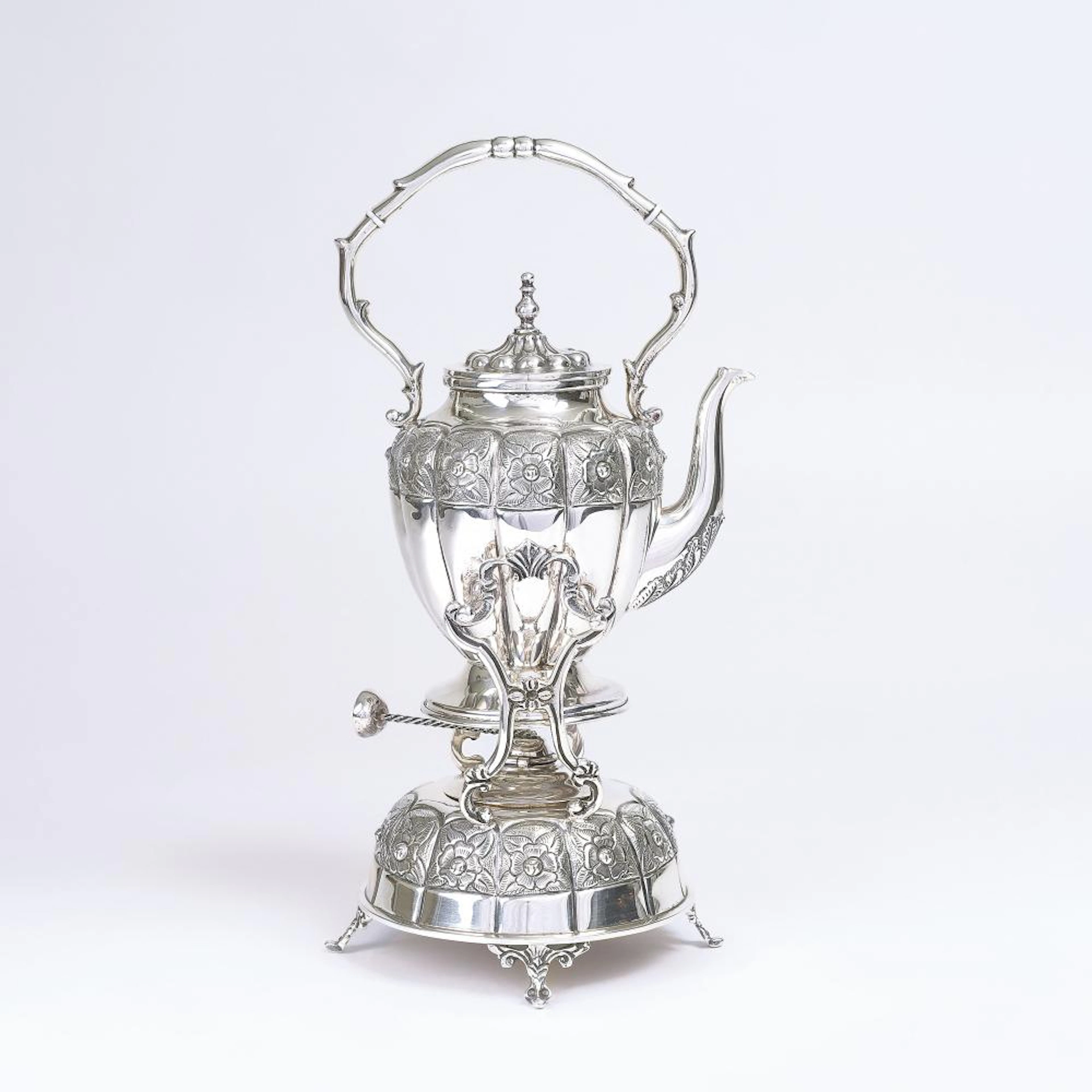 Tea Kettle on Rechaud.