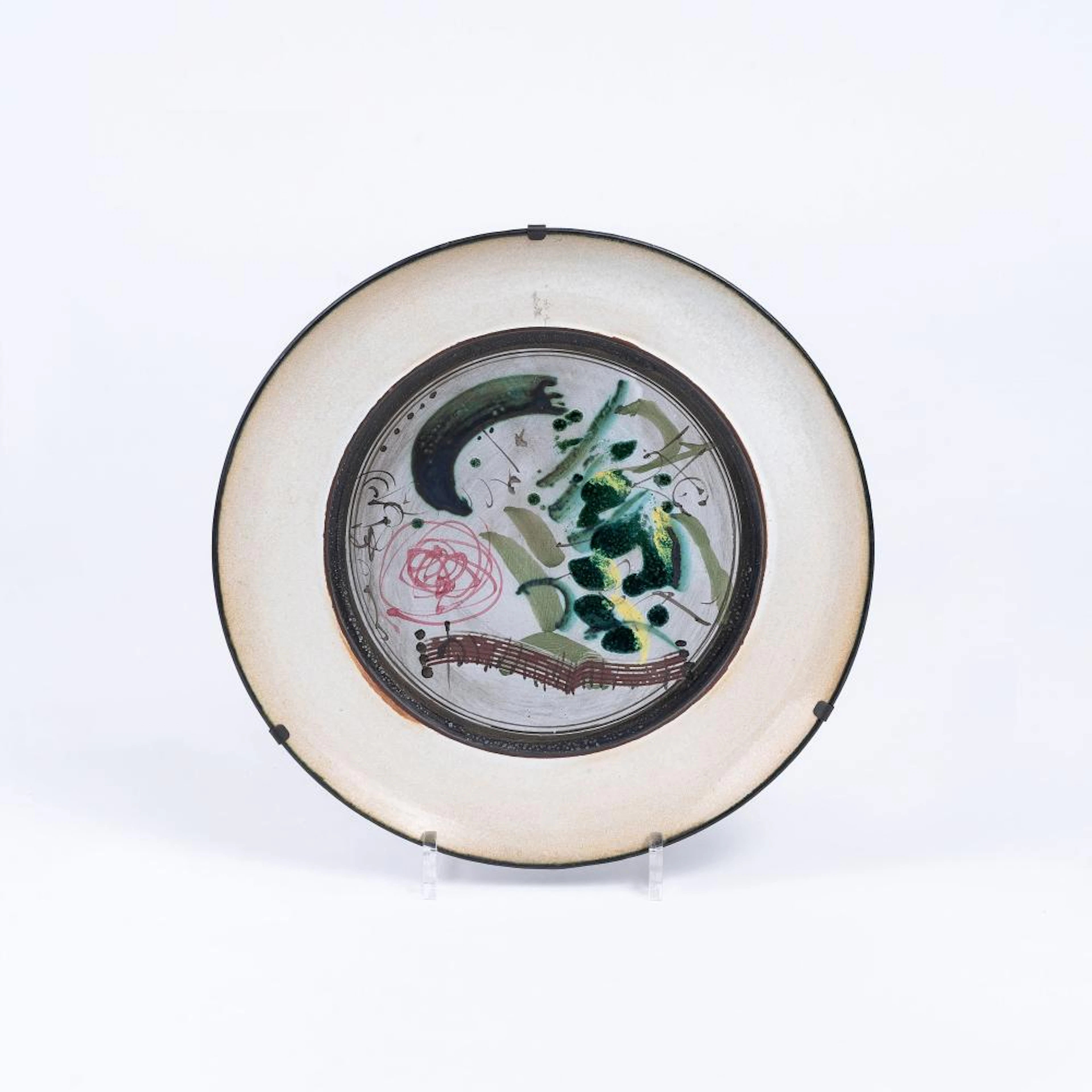 Gilbert Portanier (Cannes 1926). An Artist's Plate.