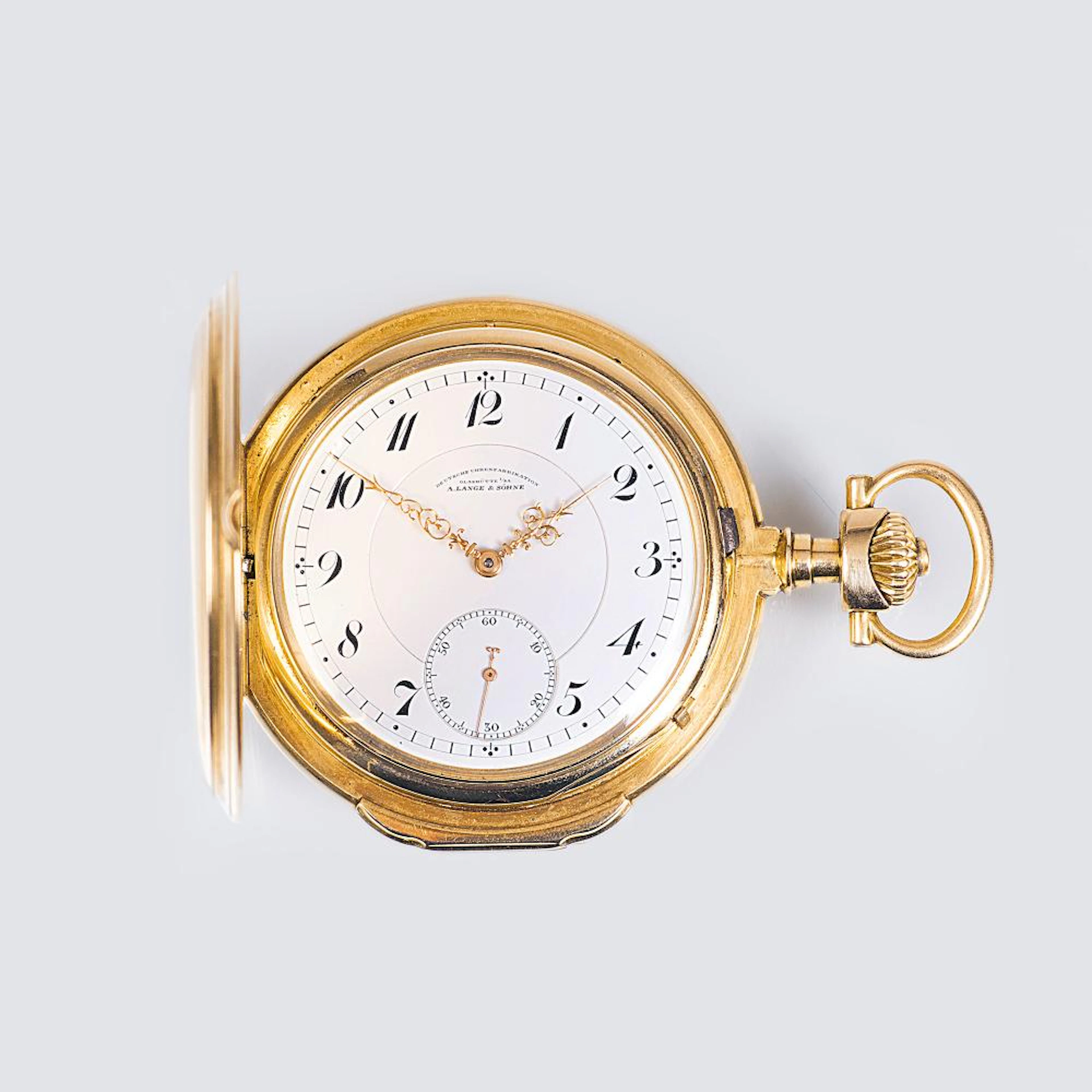 A. Lange & Söhne est. 1845 in Glashütte. A Savonette.