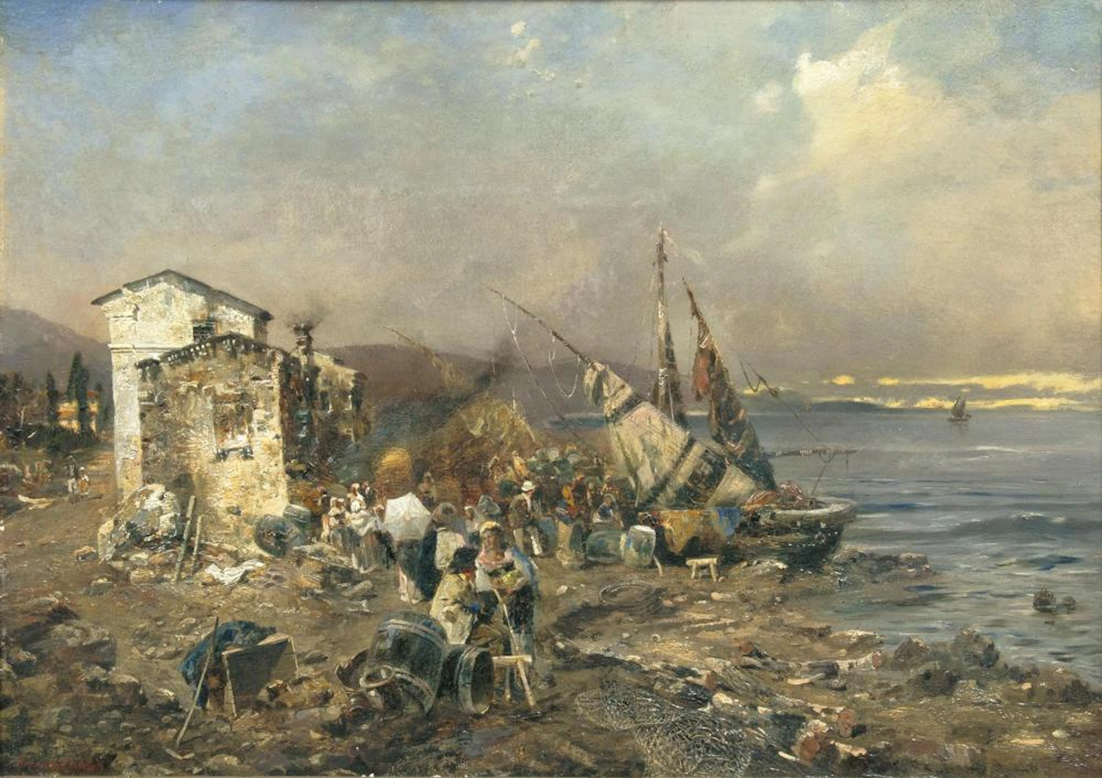 Oswald Achenbach (Düsseldorf 1827 - Düsseldorf 1905)