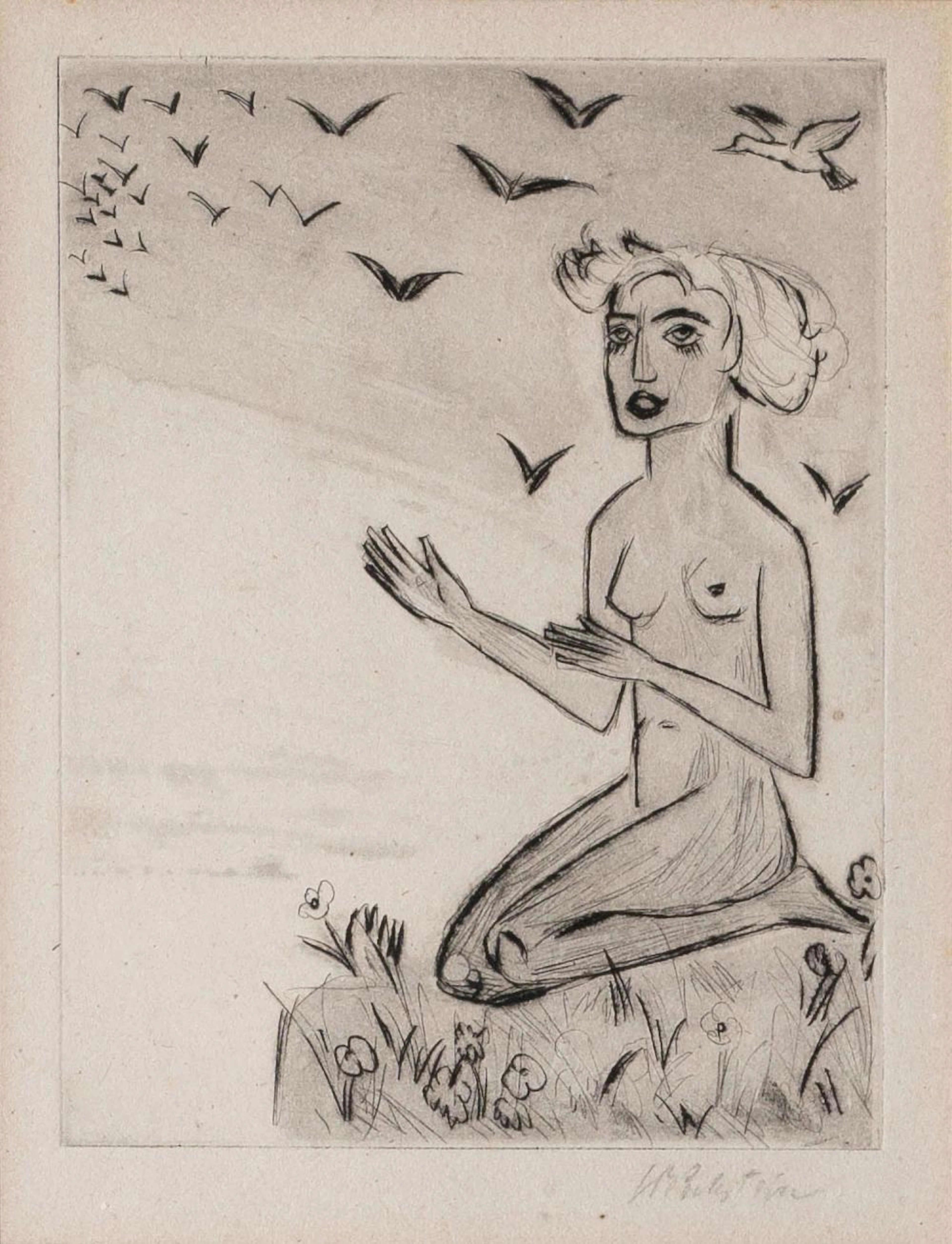 Hermann Max Pechstein (Zwickau 1881 - Berlin 1955). Yali VI.