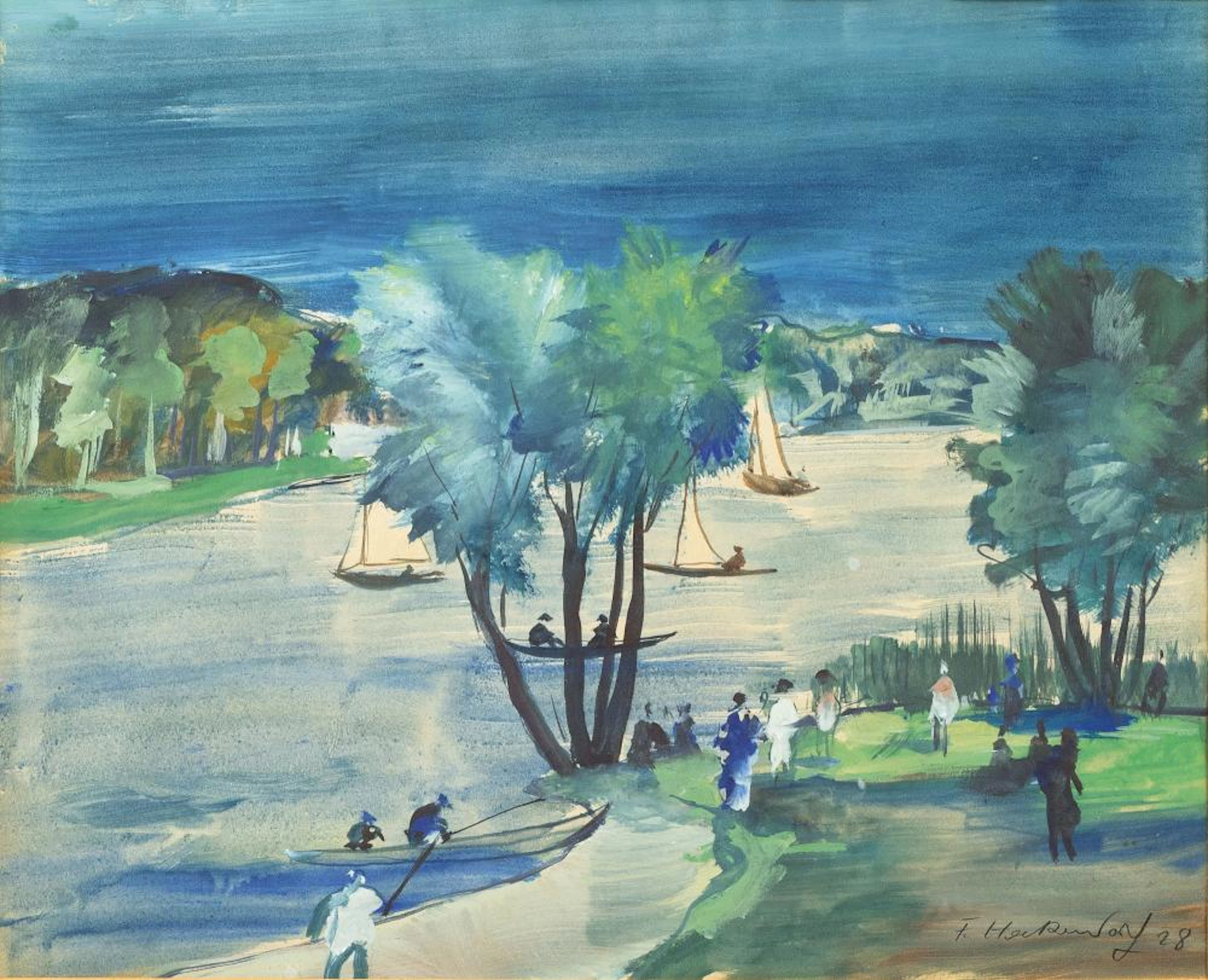 Franz Heckendorf (Berlin 1888 - Berlin 1962). Summer.