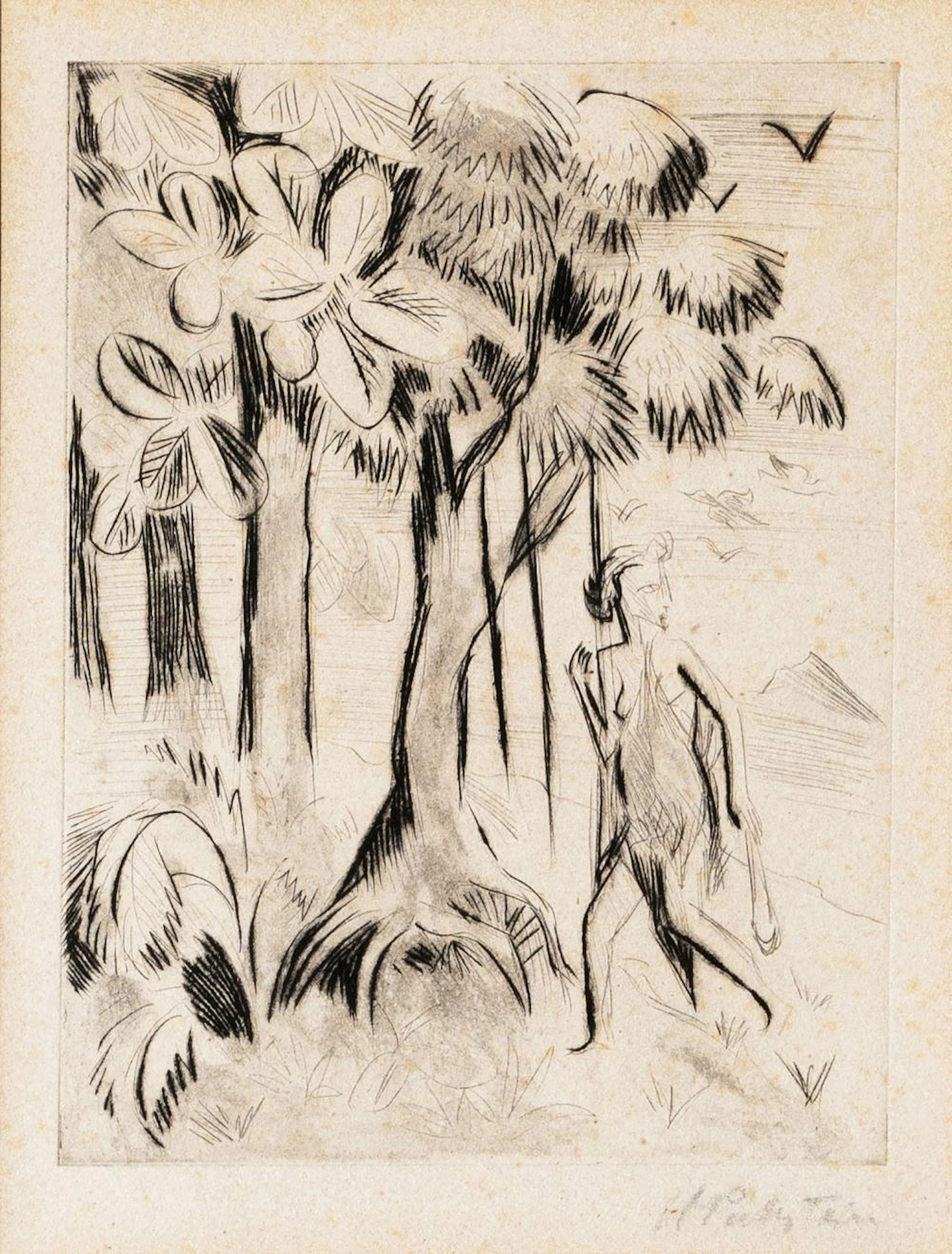 Hermann Max Pechstein (Zwickau 1881 - Berlin 1955). Yali V.
