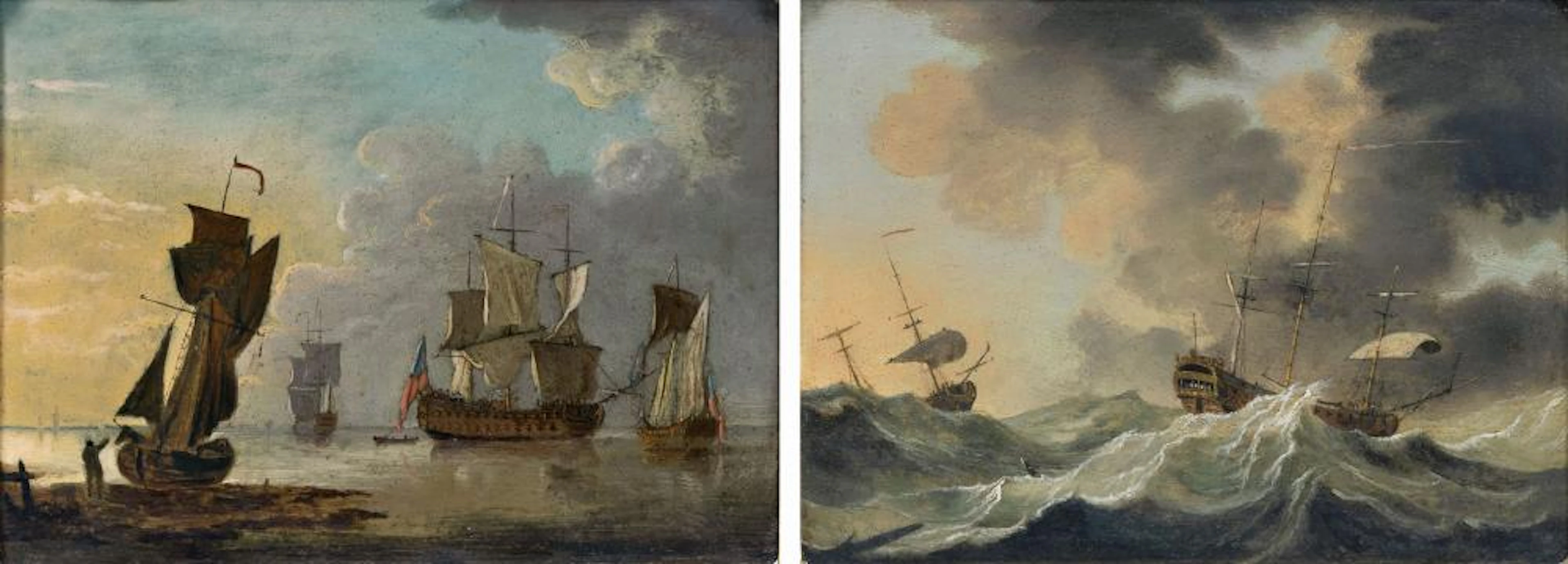 Dutch Marine painter active mid 18th cent