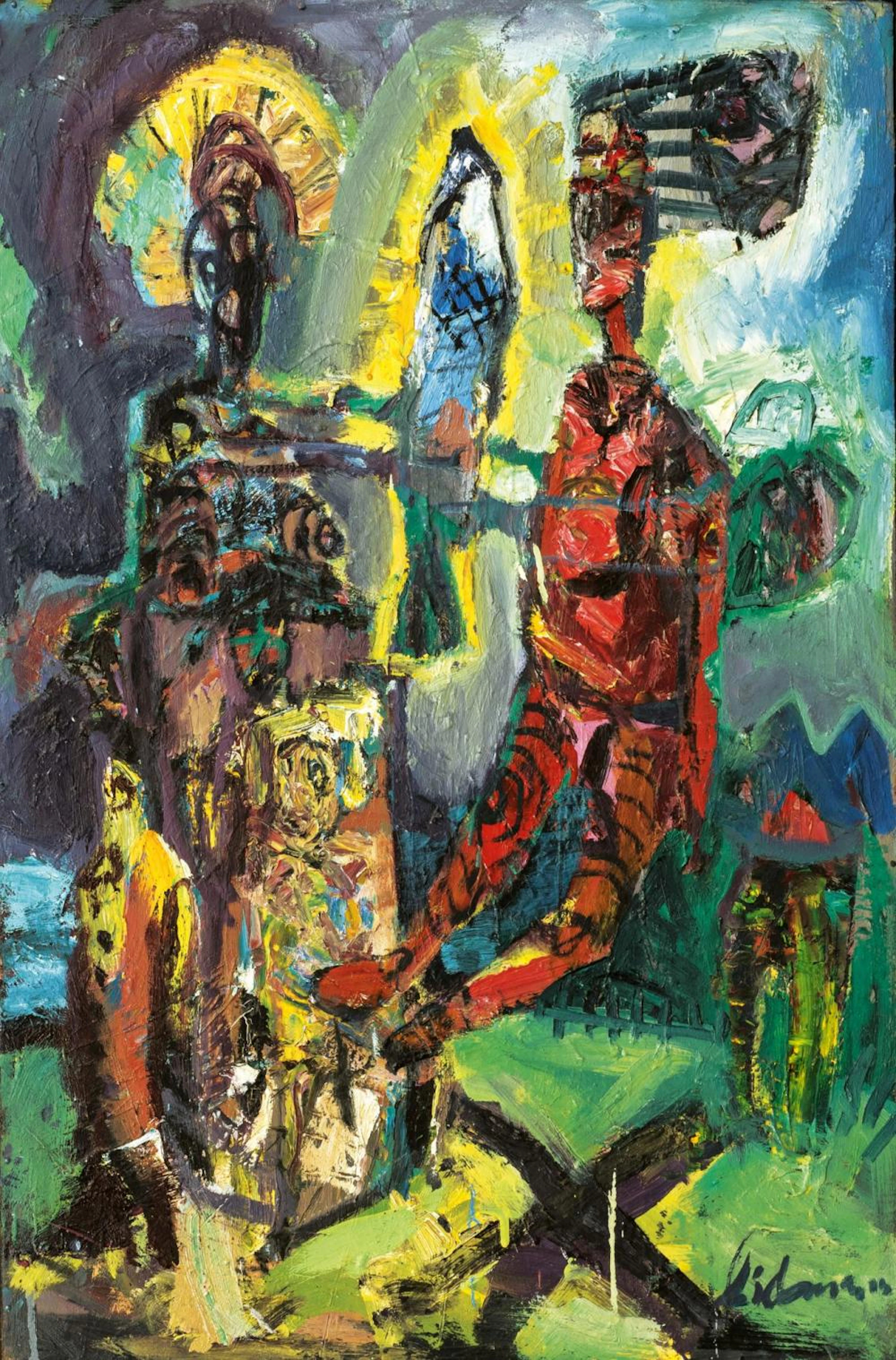 Werner Liebmann (Königsthal 1951). Tobias and the Angel.