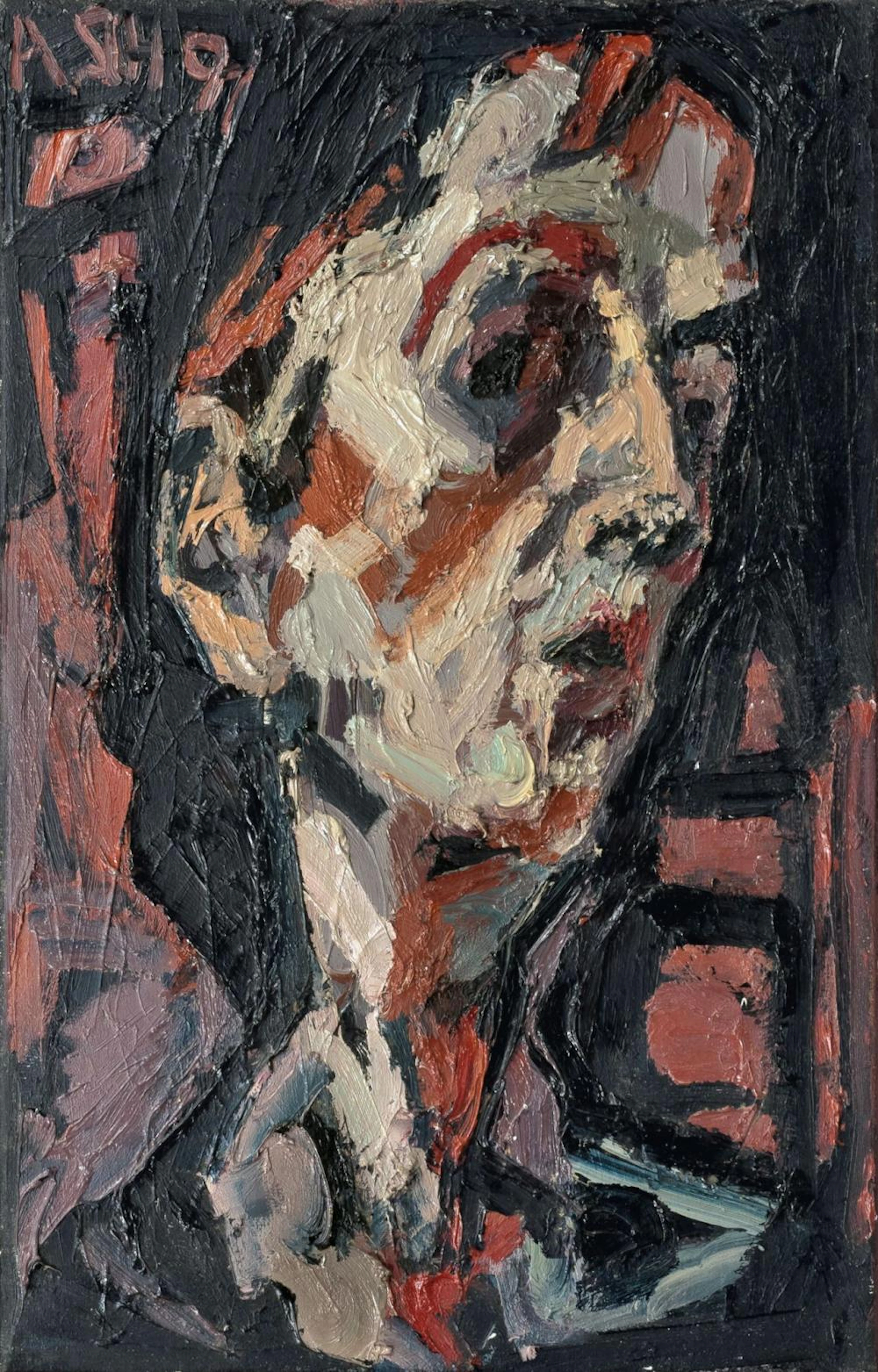 Annette Schröter (Meißen 1956). Self Portrait.