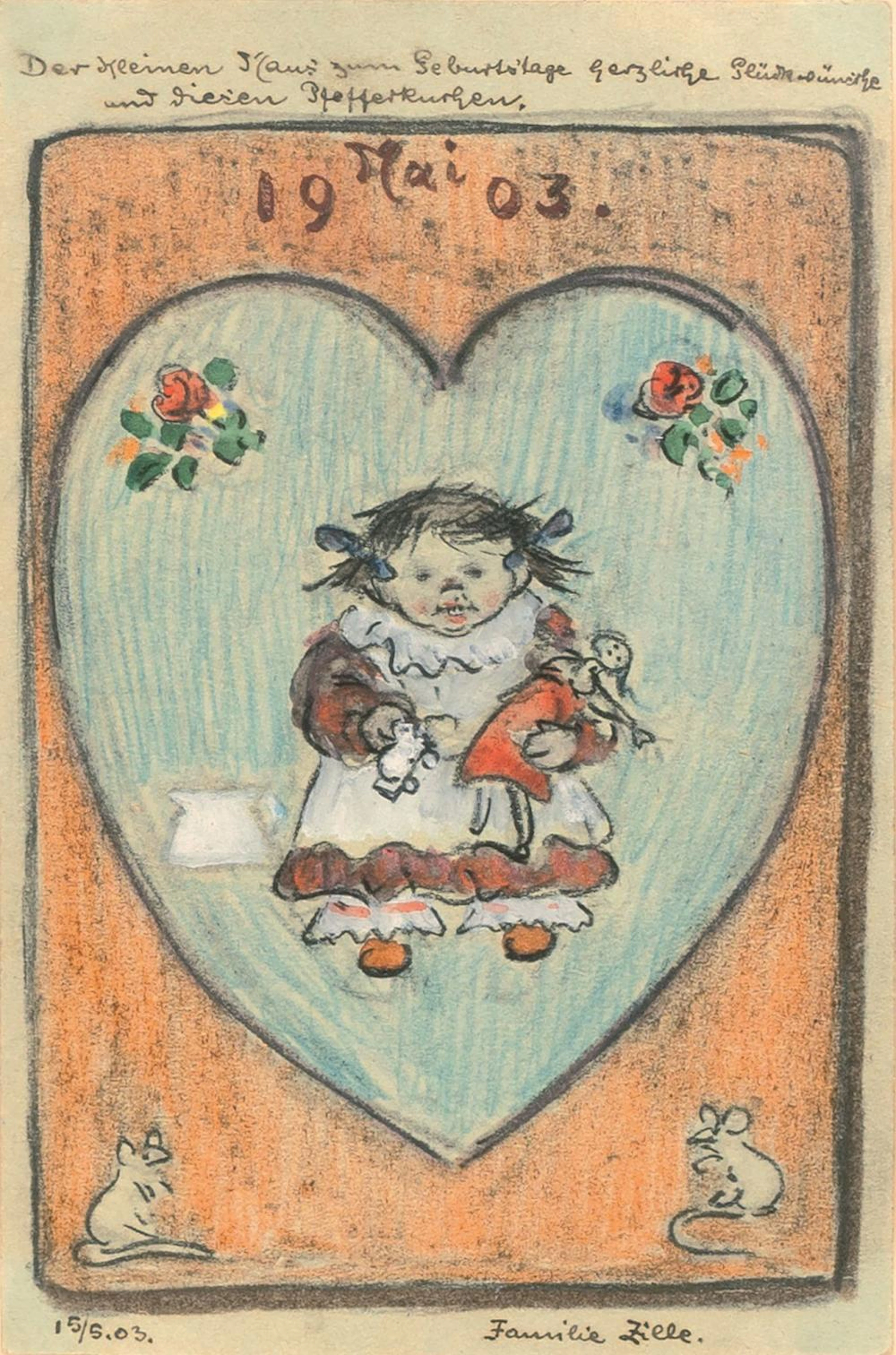 Heinrich Zille (Radeburg 1858 - Berlin 1929). Gingerbread.