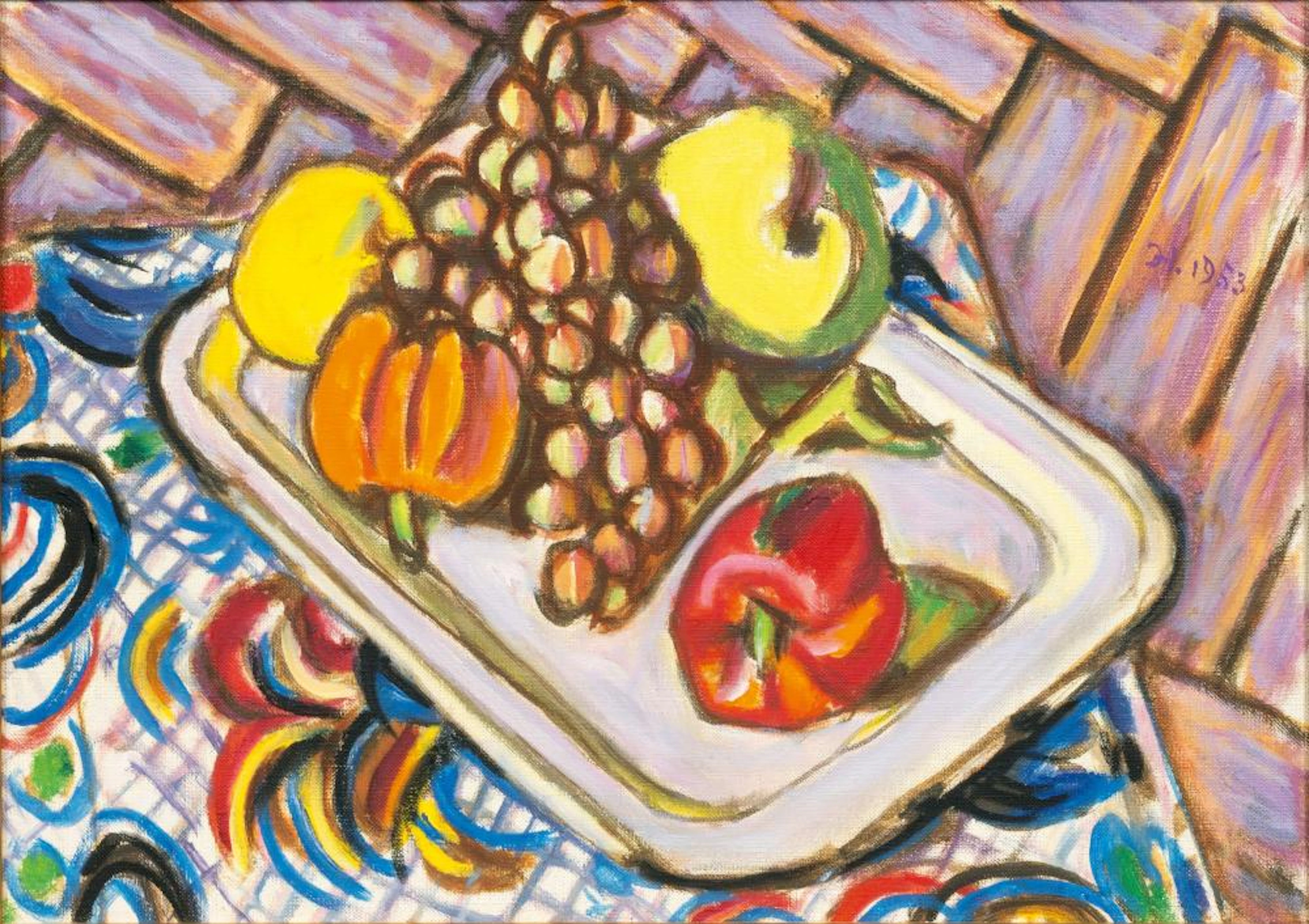 Ivo Hauptmann (Erkner 1886 - Hamburg 1973). Fruit Still Life.