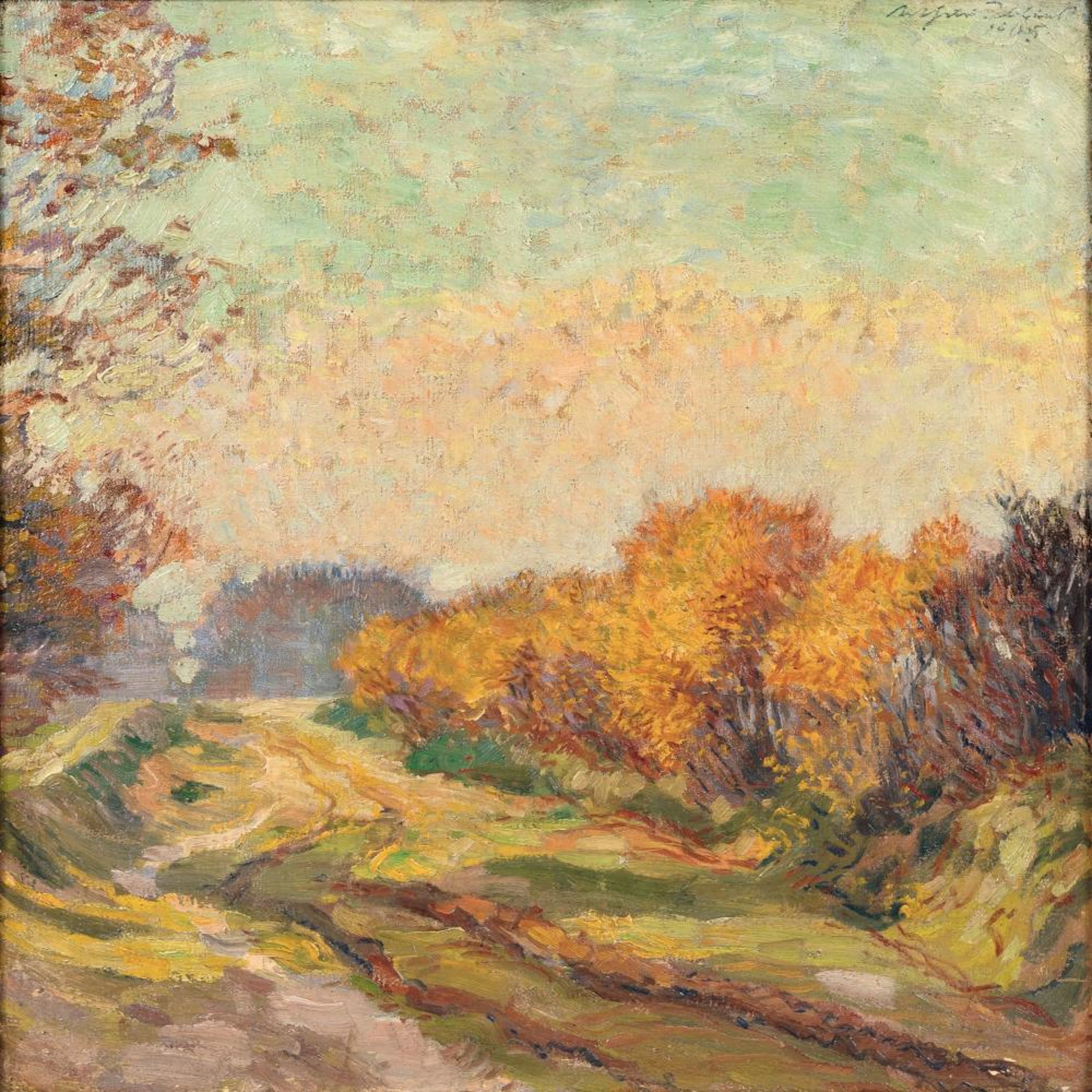 Arthur Illies (Hamburg 1870 - Lüneburg 1952). Autumn.