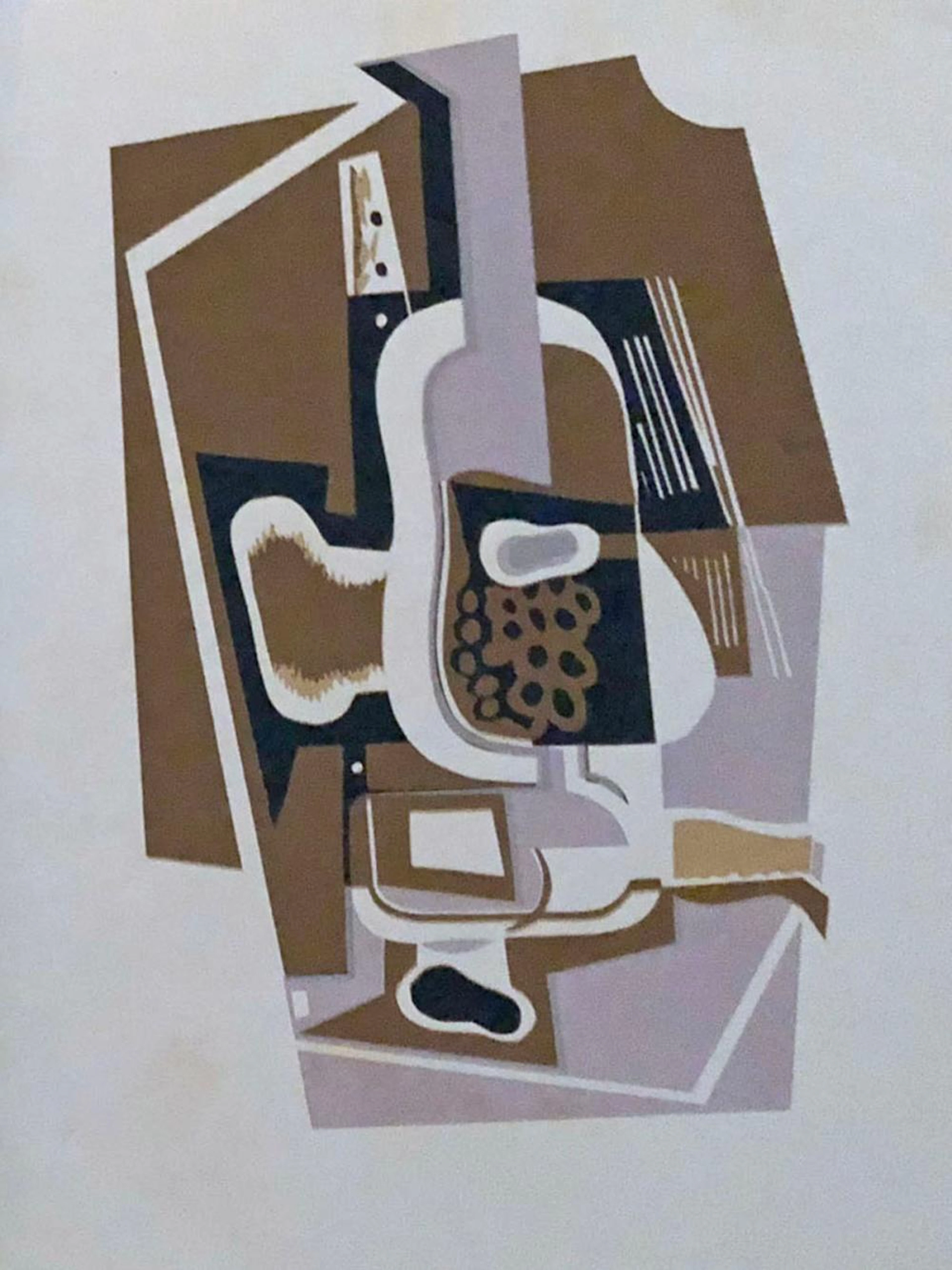 Art D'Aujourd'Hui, 1953, with silkscreen by Gris