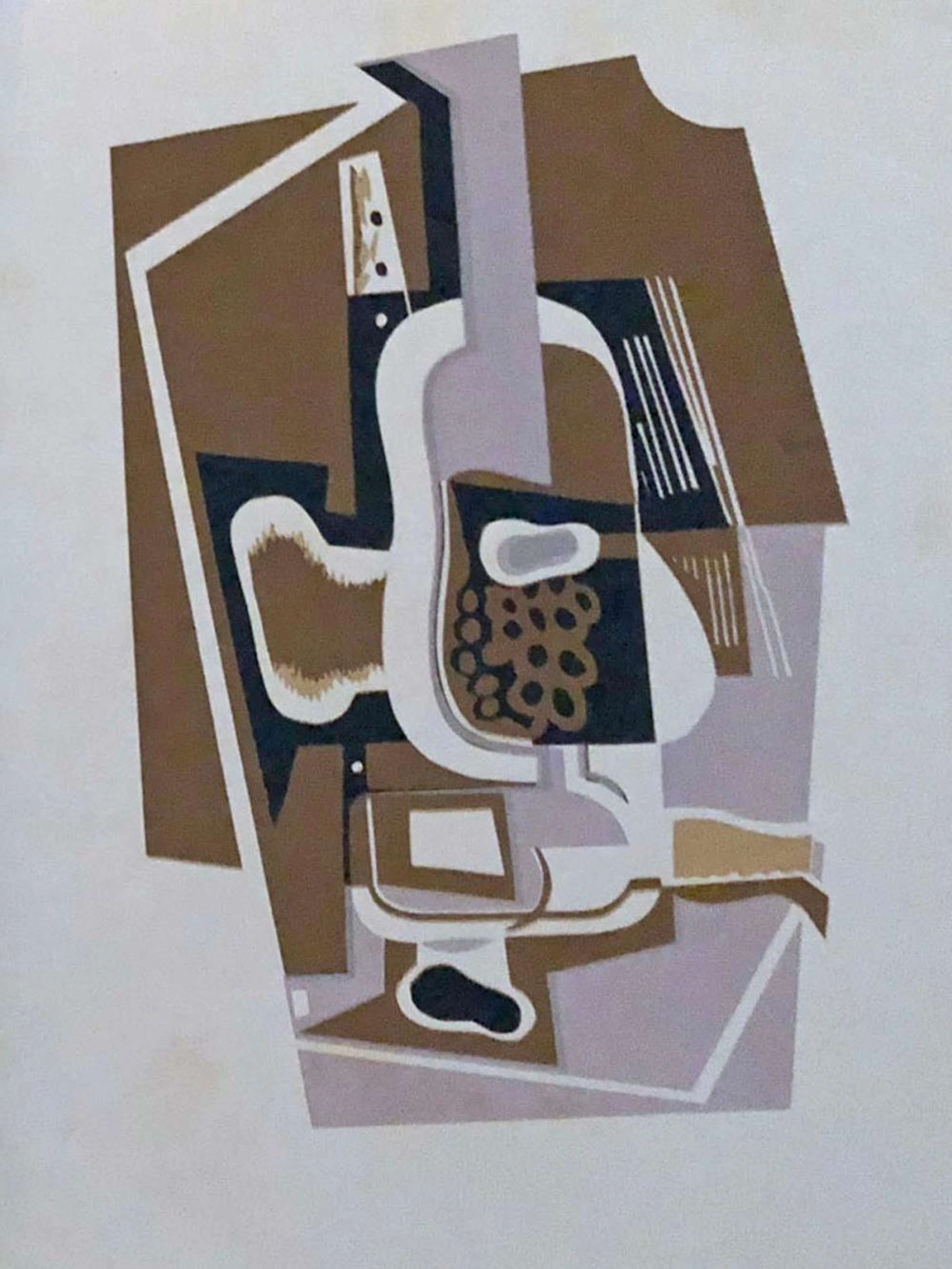 Art D'Aujourd'Hui, 1953, with silkscreen by Gris.