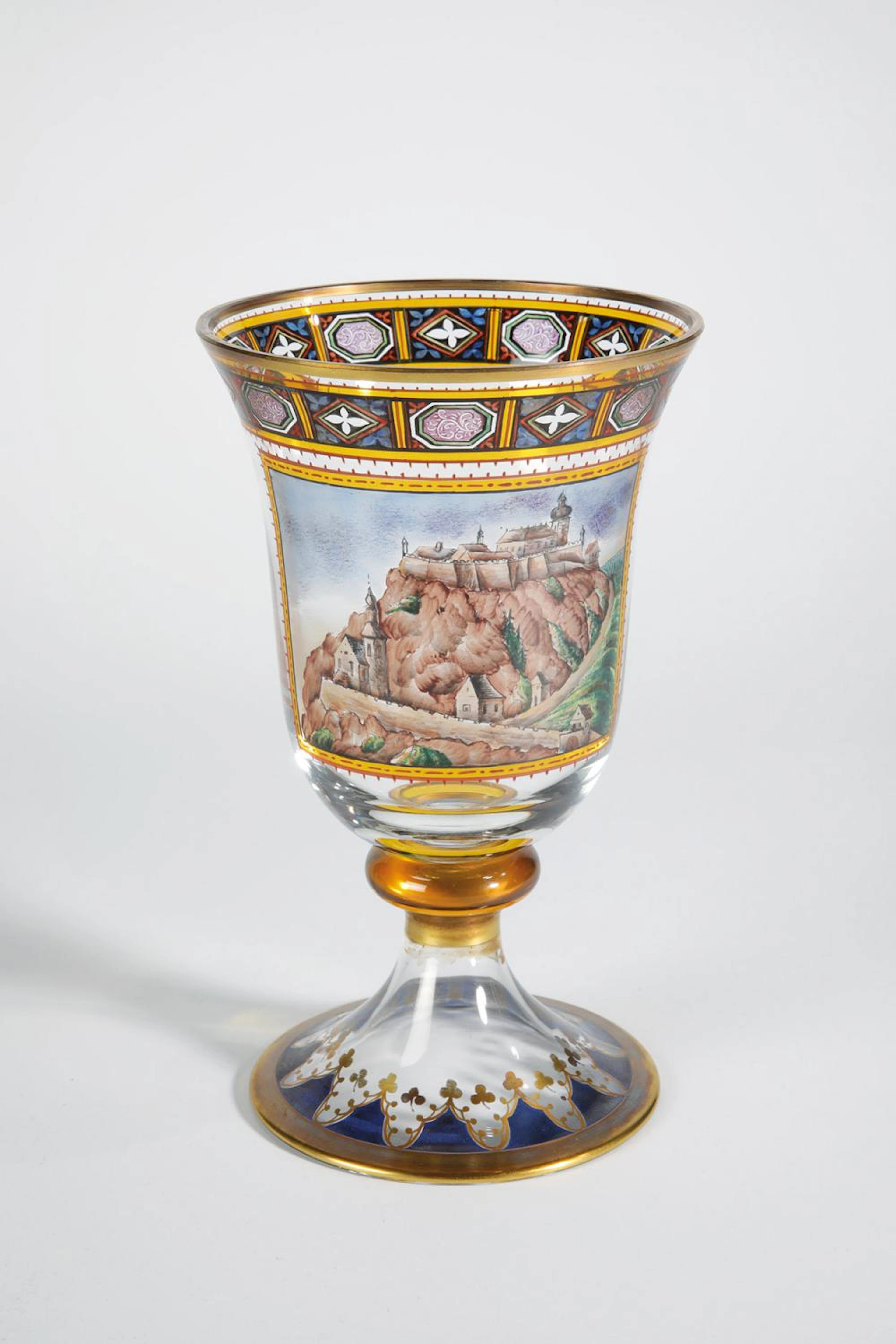 Wildensteiner Pokal mit Ansicht der Festung Pitte