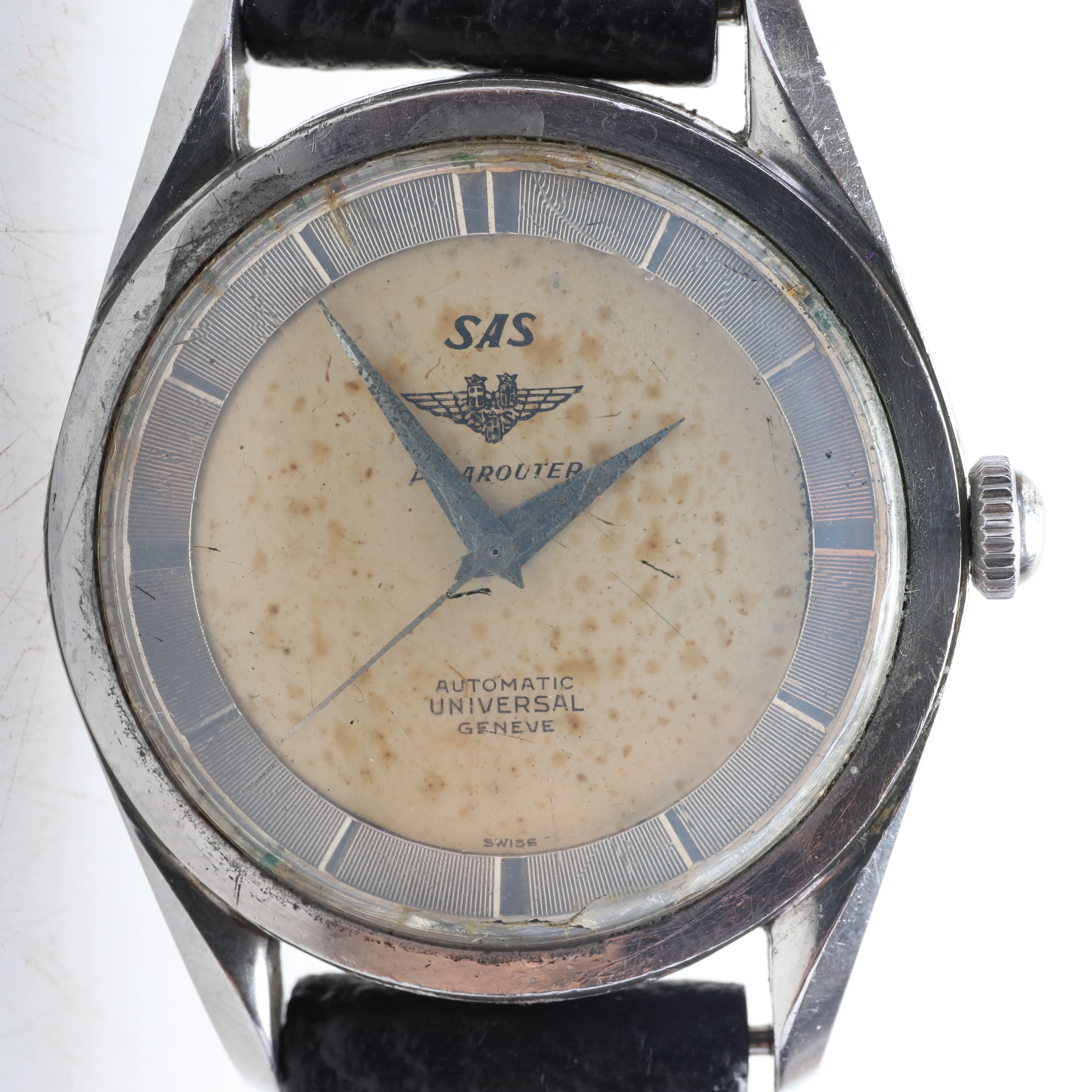 ARMBANDSUR, UNIVERSAL GENEVE POLAROUTER.