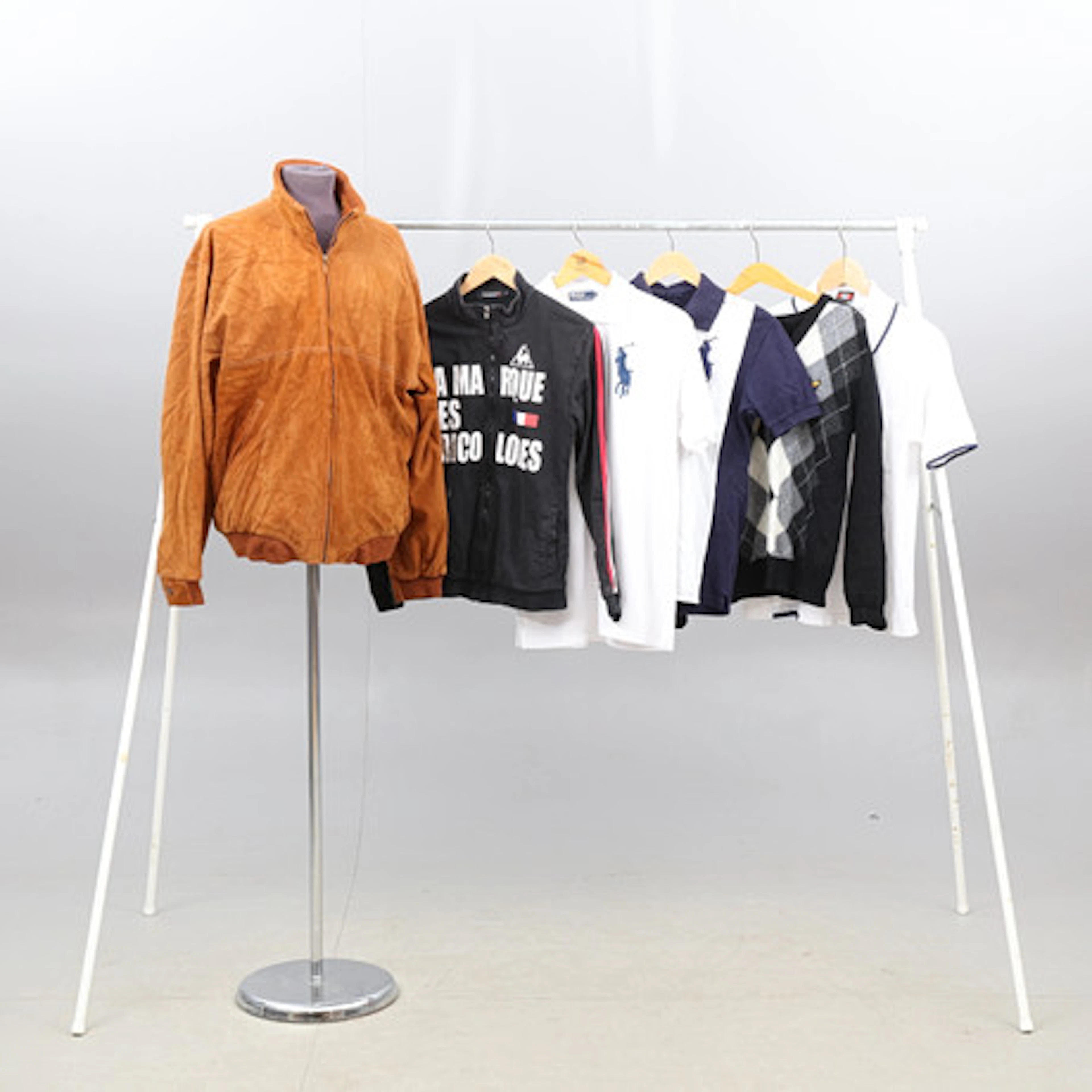 HERRKLÄDER, stl M/L, piké, tröja, jacka, P…