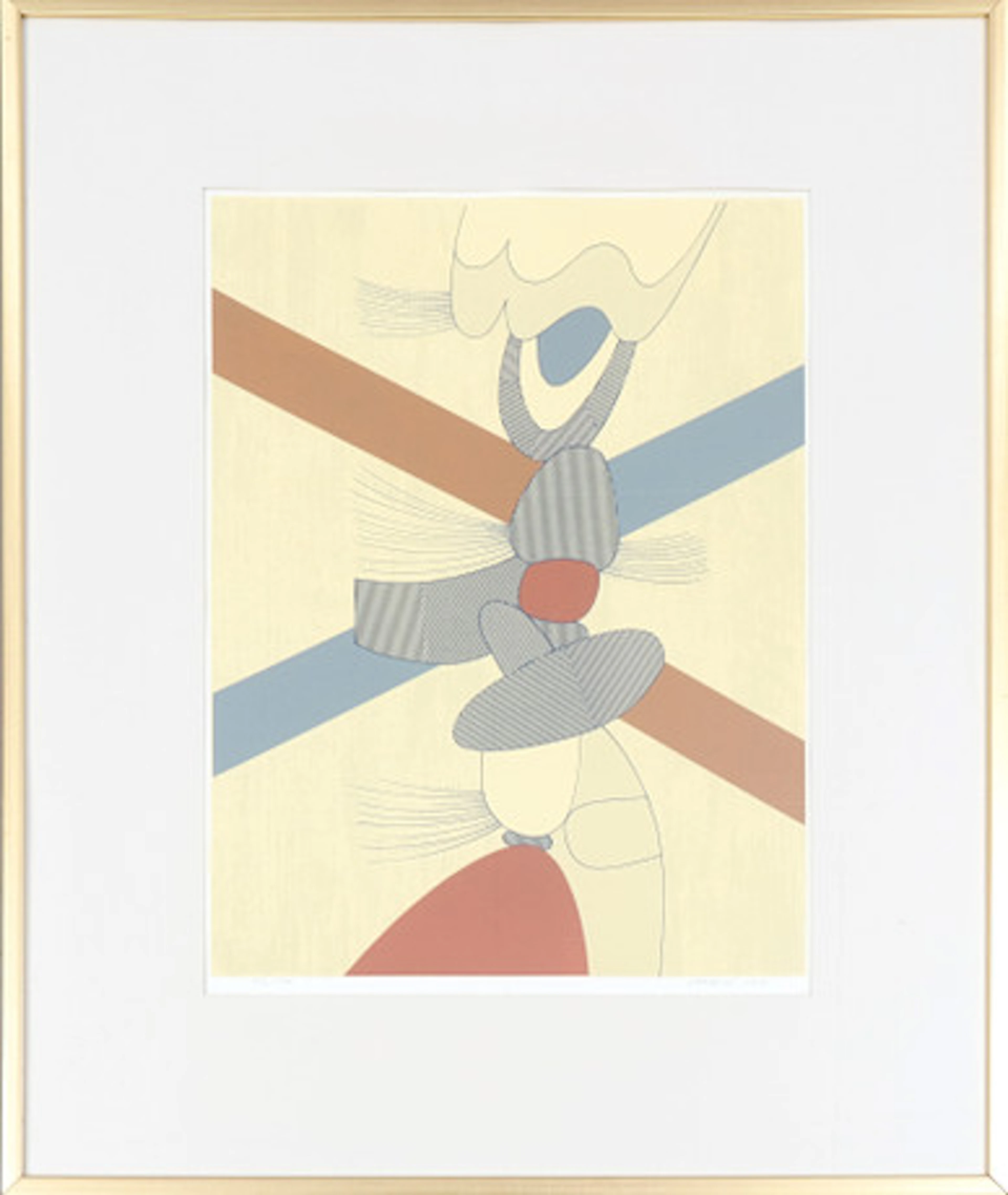 LAURI AHLGREN. Serigrafi, signerad,"Outsid…
