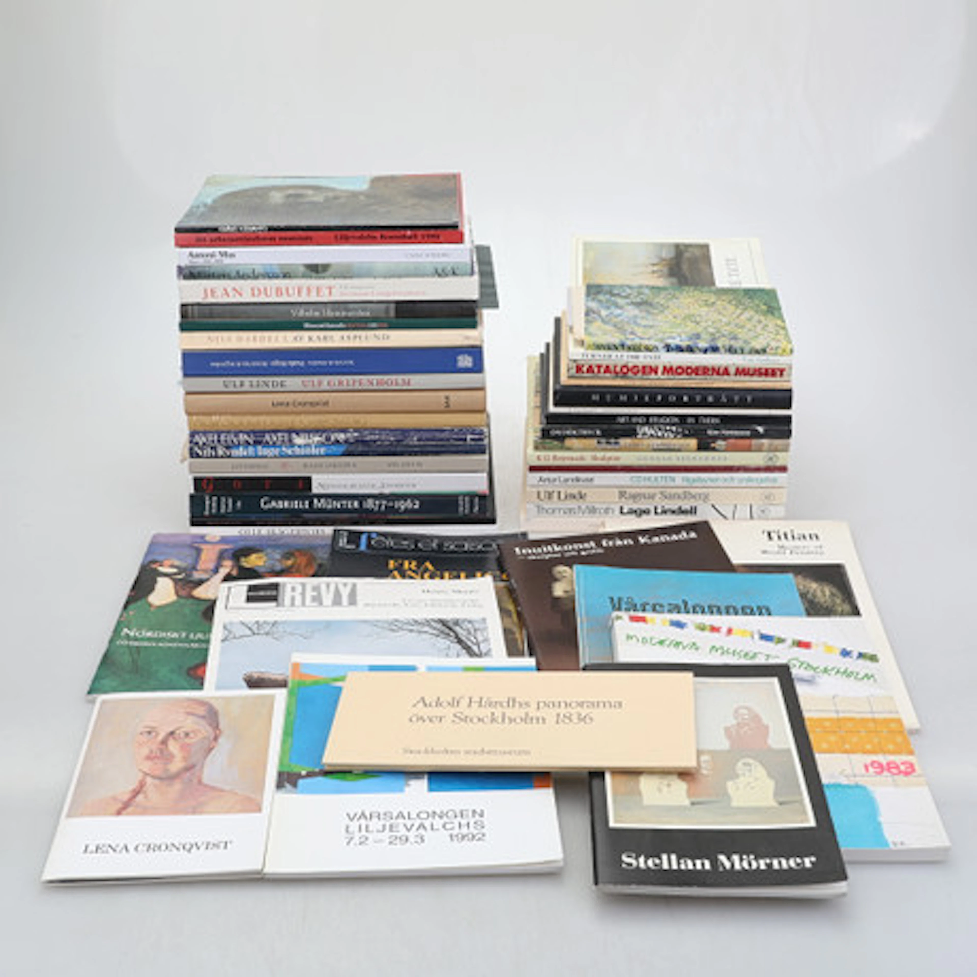 KONSTLITTERATUR, parti,Bl.a. Jean Dubuffet…