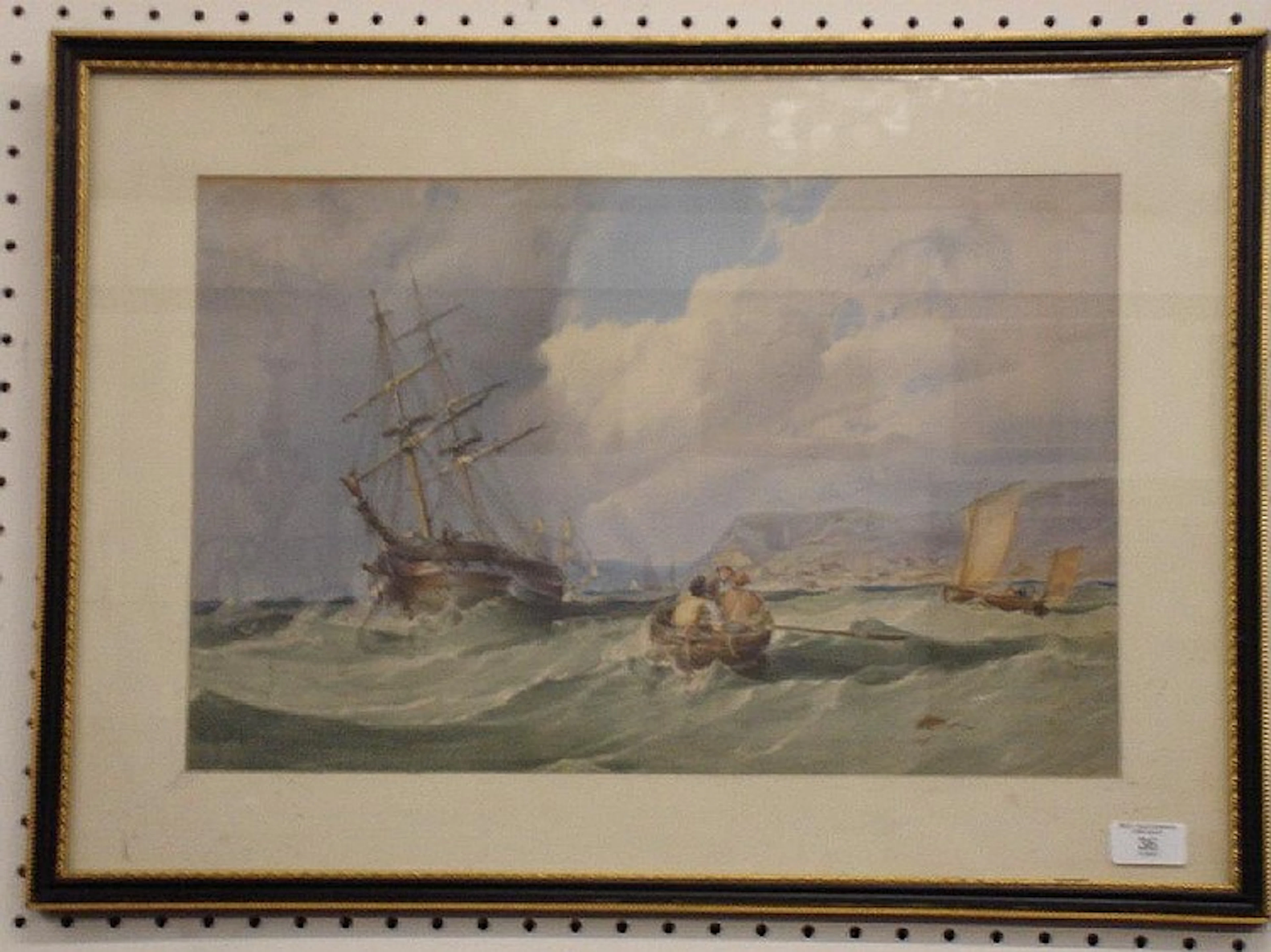 A framed and glazed Maritime print