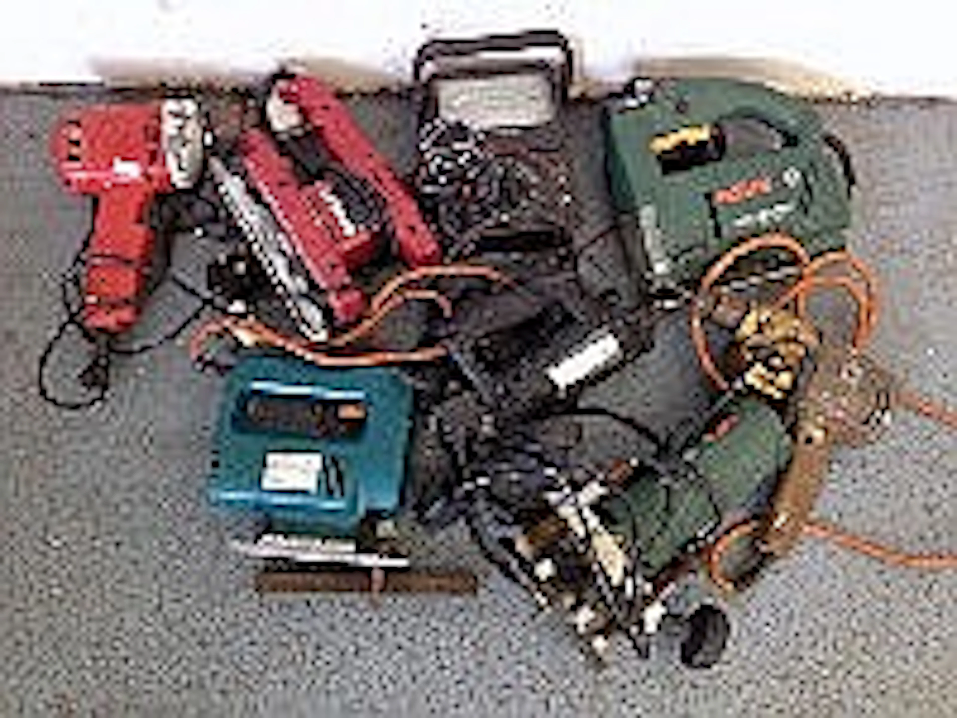 Electric tools including drill and sander