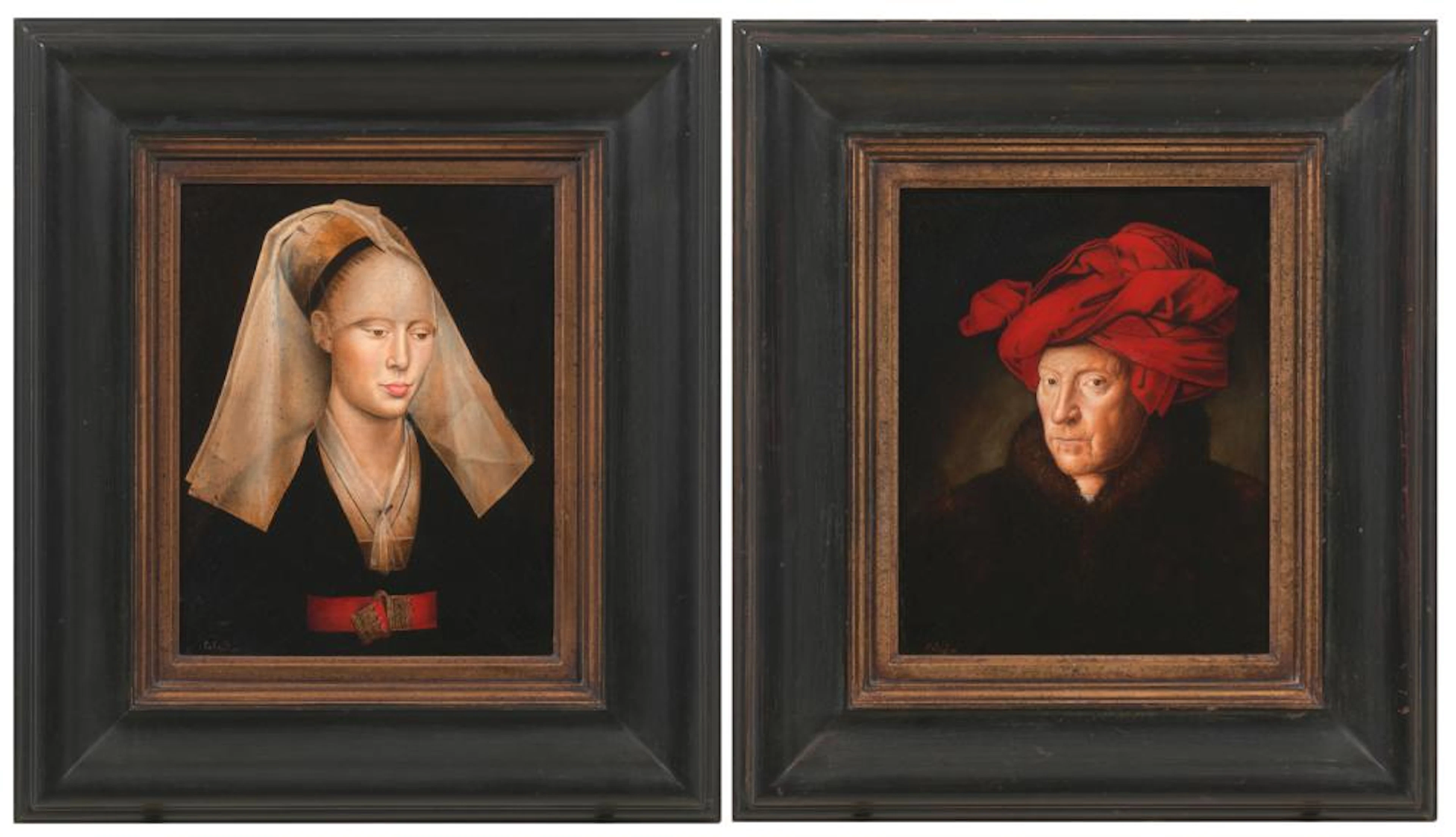 EUROPEAN SCHOOL 20th century A pair: A portrait of a man...