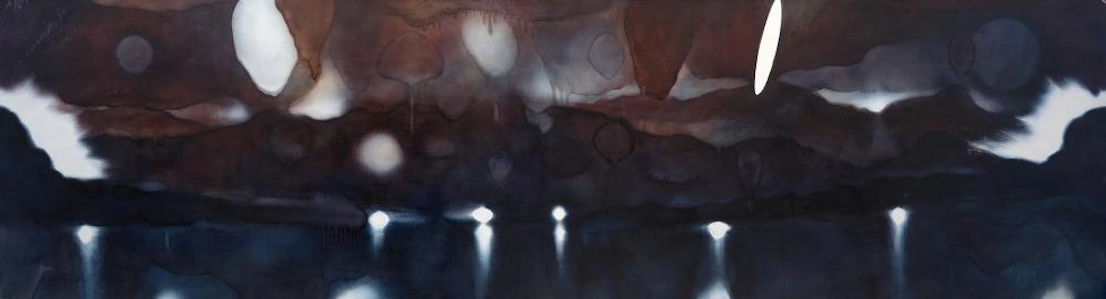 ANDREW BROWNE (born 1960) Nocturne with Double Coulisse: River 1991 oil on line