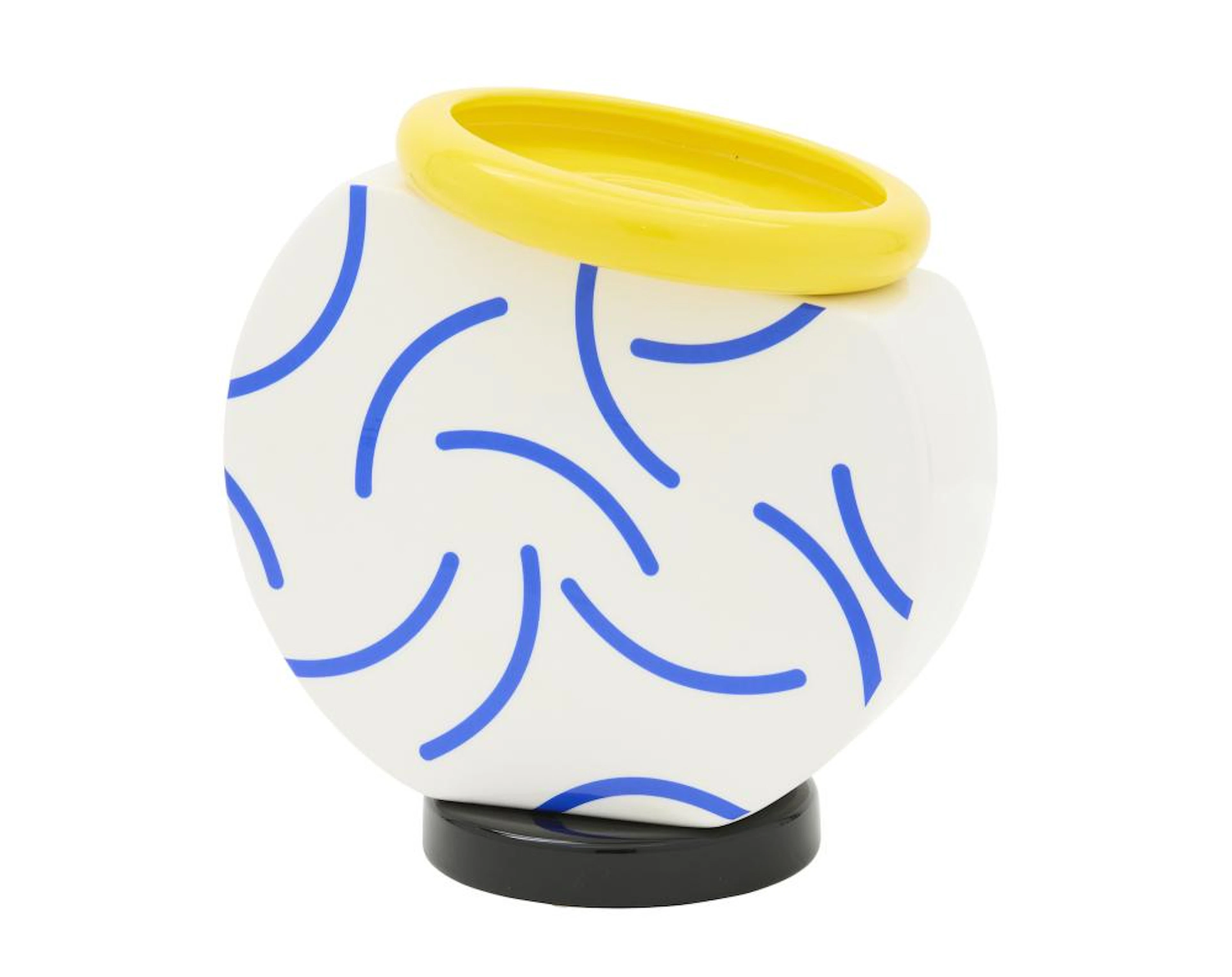 MARTINE BEDIN 'CUCUMBER' VASE FOR MEMPHIS MILANO