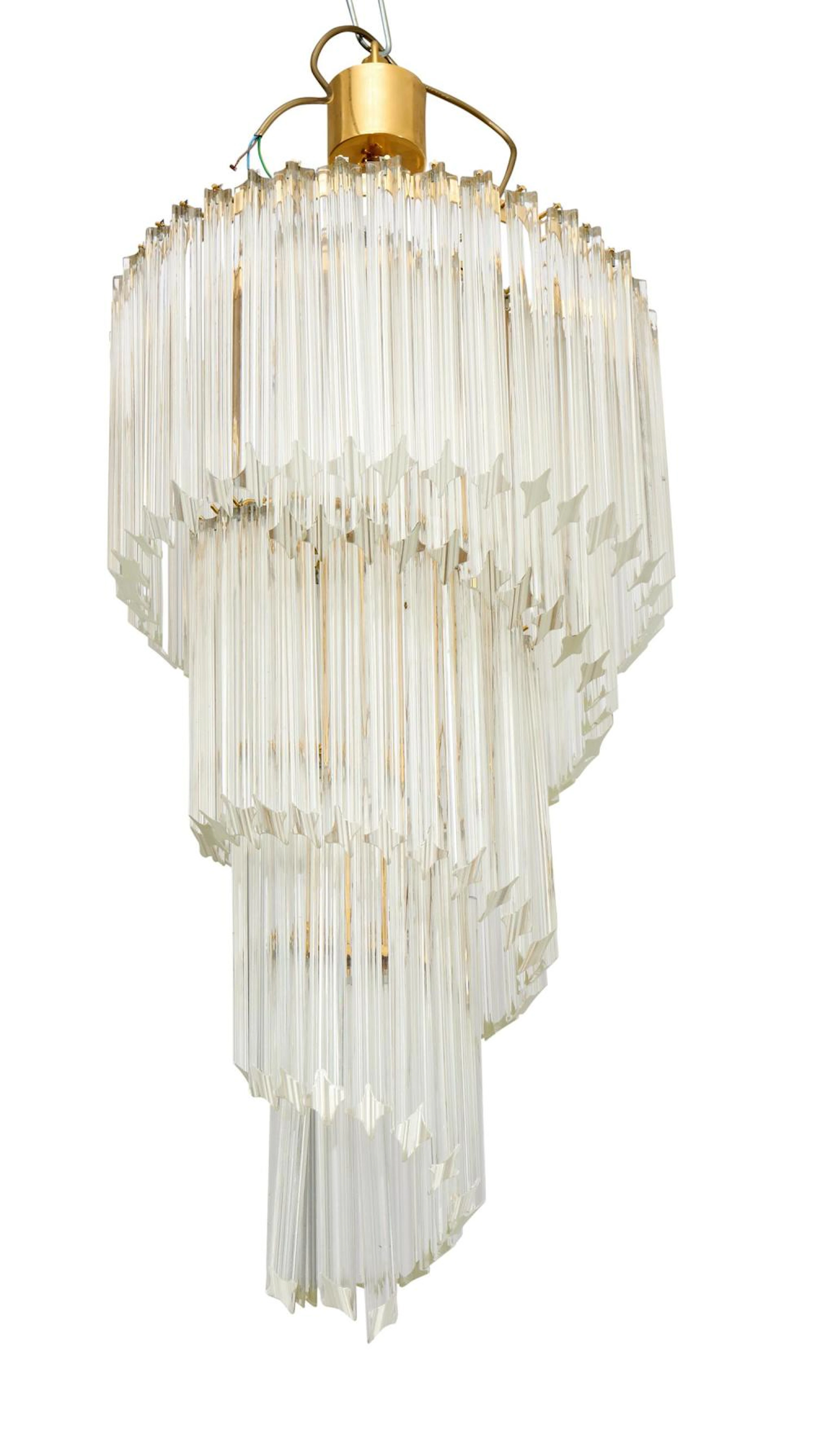 VENINI SPIRAL CHANDELIER