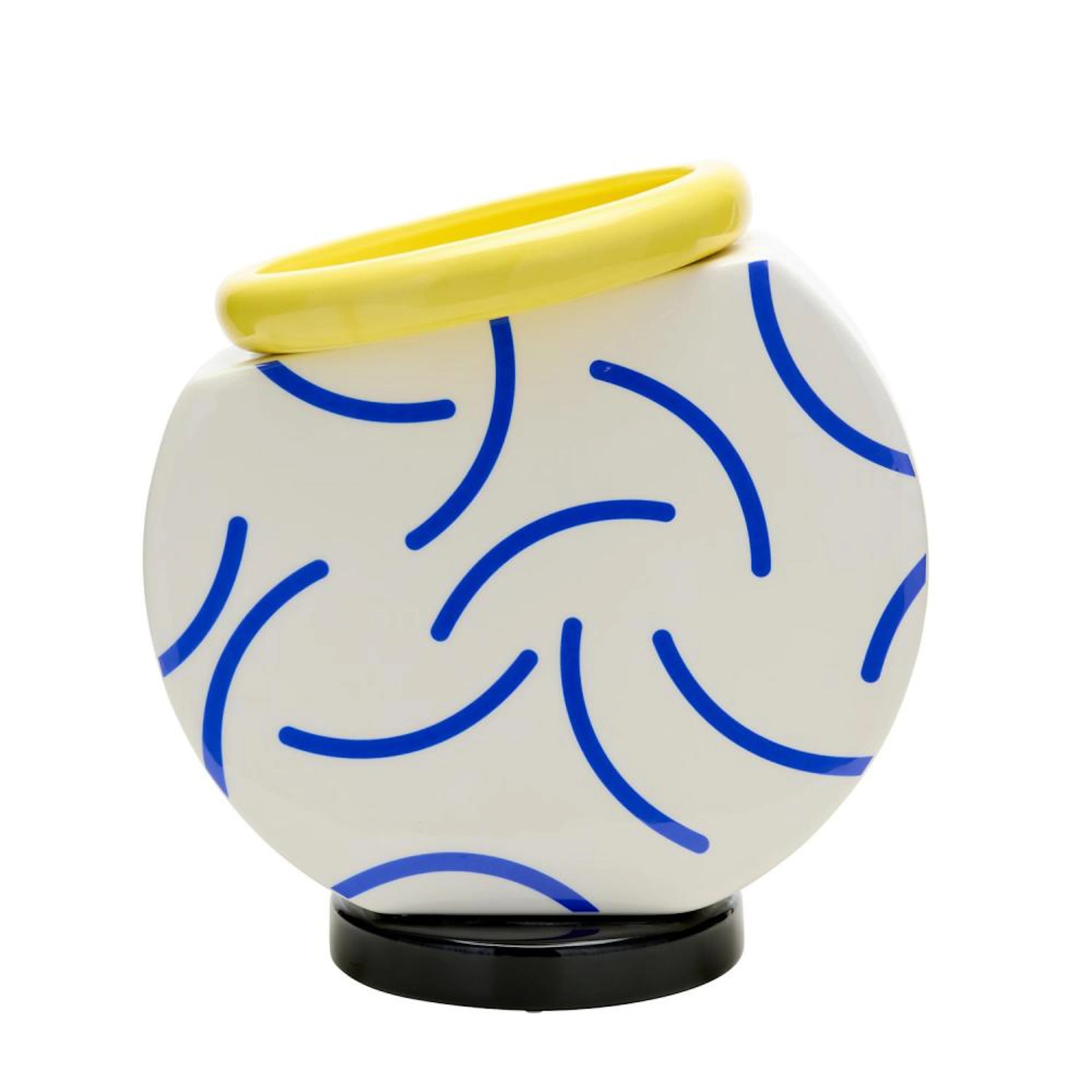 MARTINE BEDIN 'CUCUMBER' VASE FOR MEMPHIS MILANO